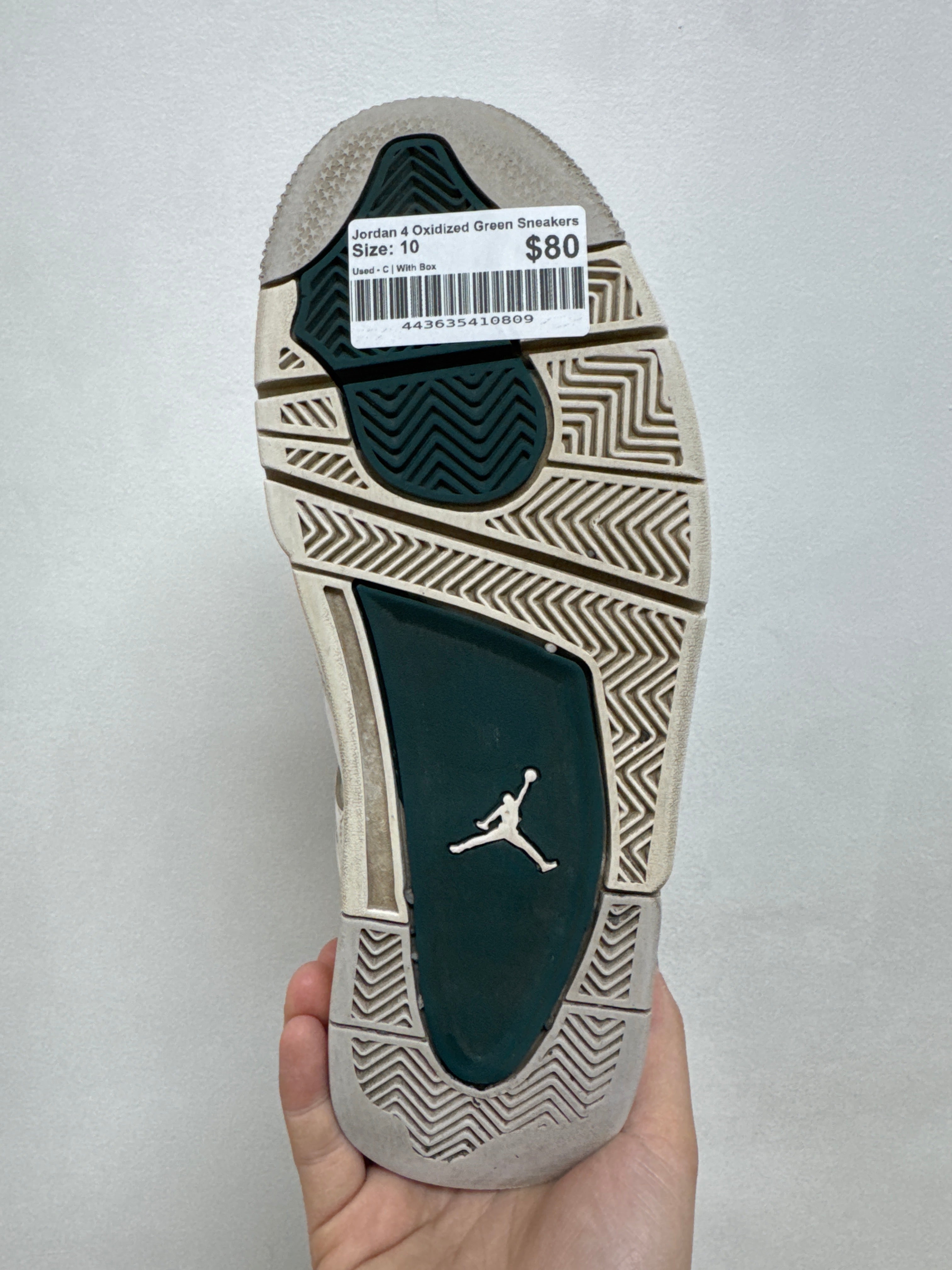 Jordan 4 Oxidized Green Sneakers