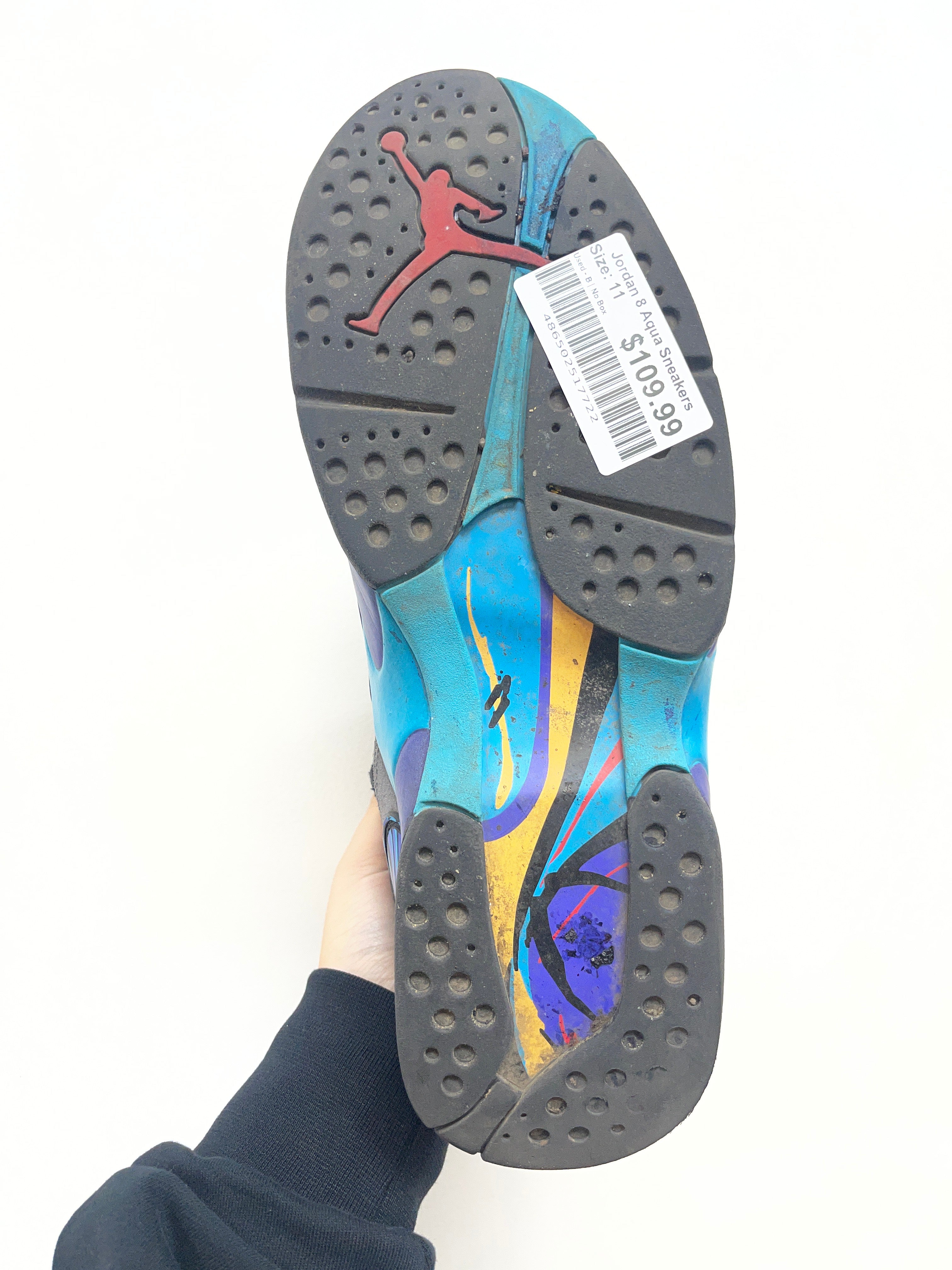 Jordan 8 Aqua Sneakers