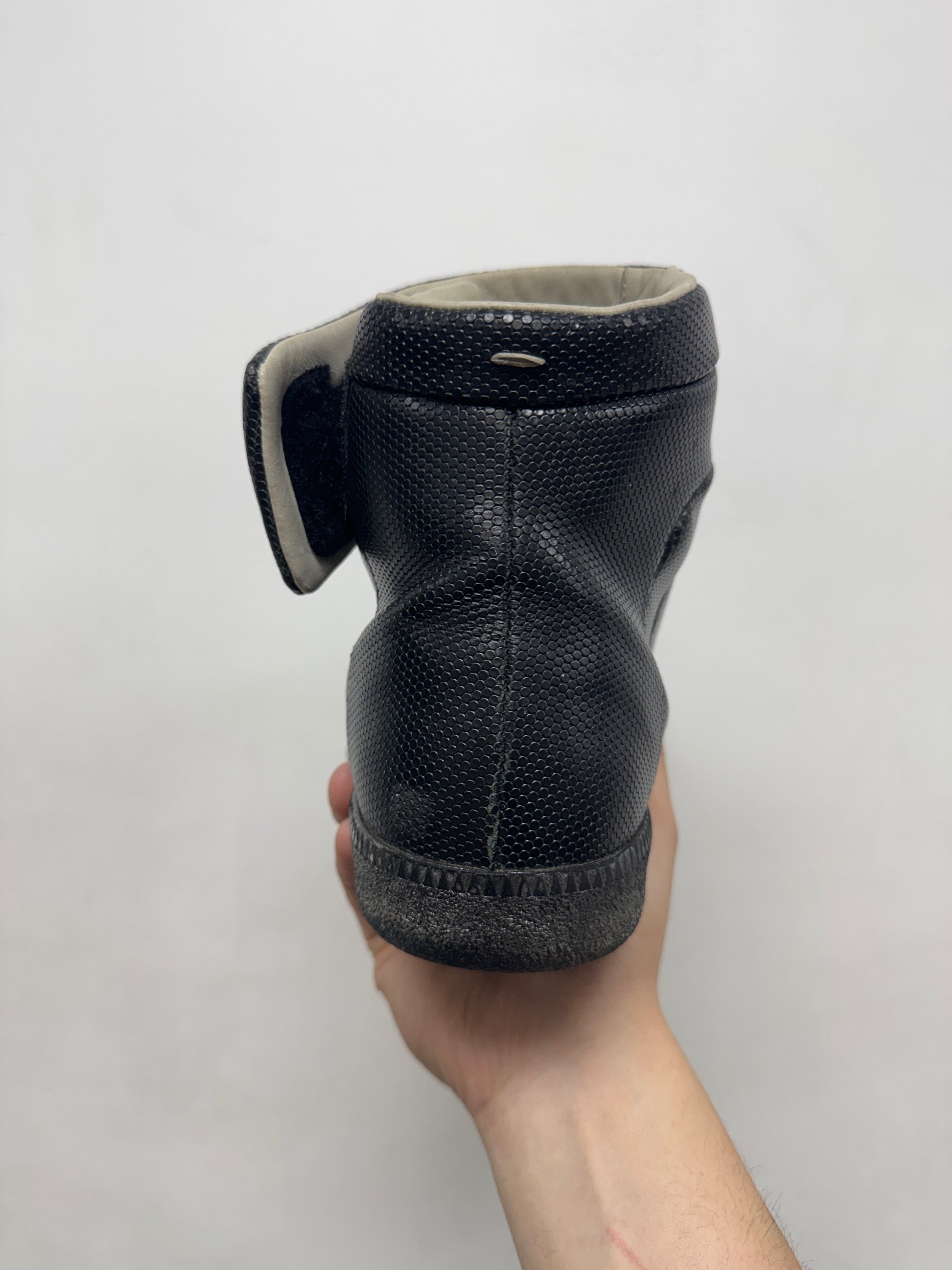 Maison Margiela Black Silver Future High Sneakers