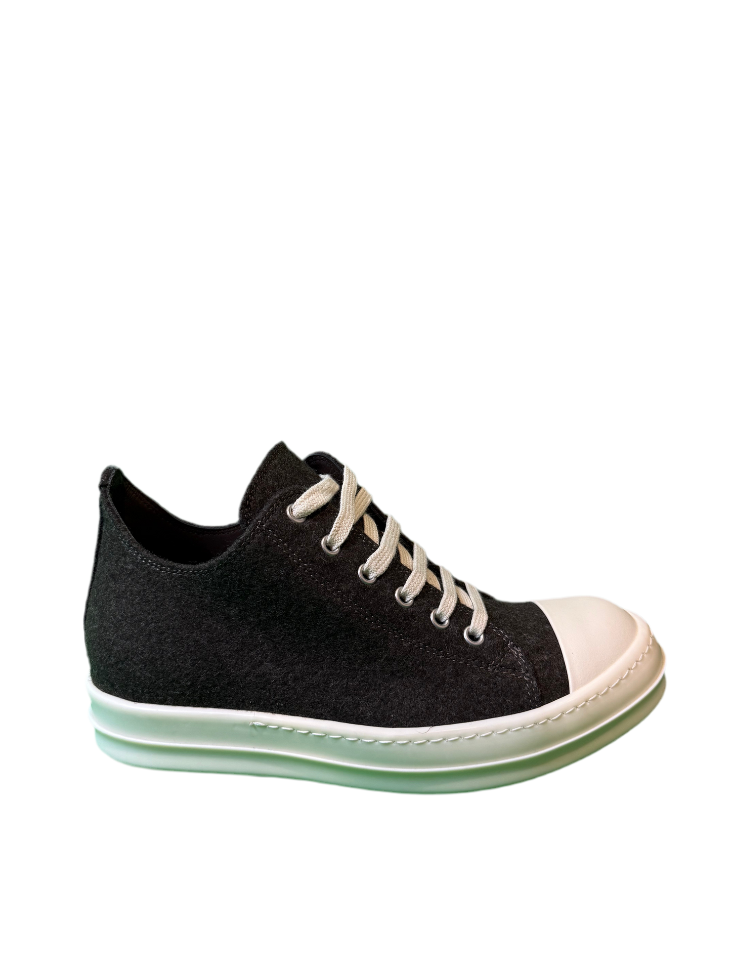Rick Owens Scrape Low Sneakers Brown/Milk
