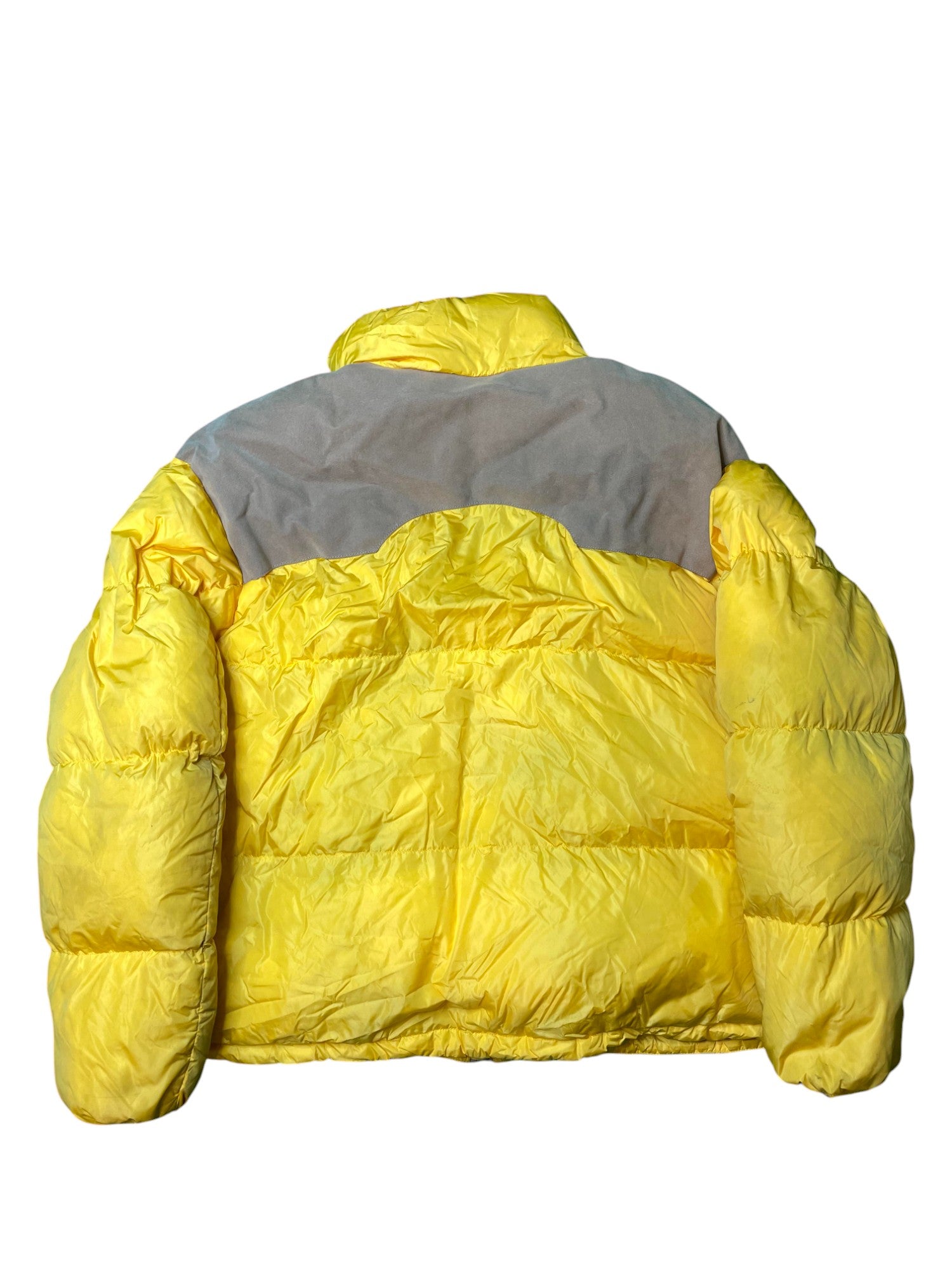 Moncler Palm Angels Yellow Puffer Coat