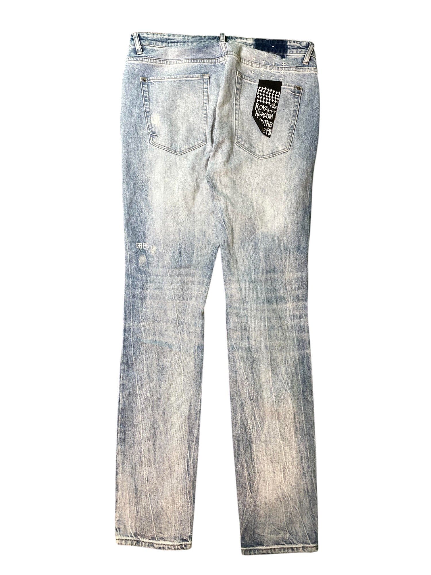 Ksubi Tattered Blue Jeans