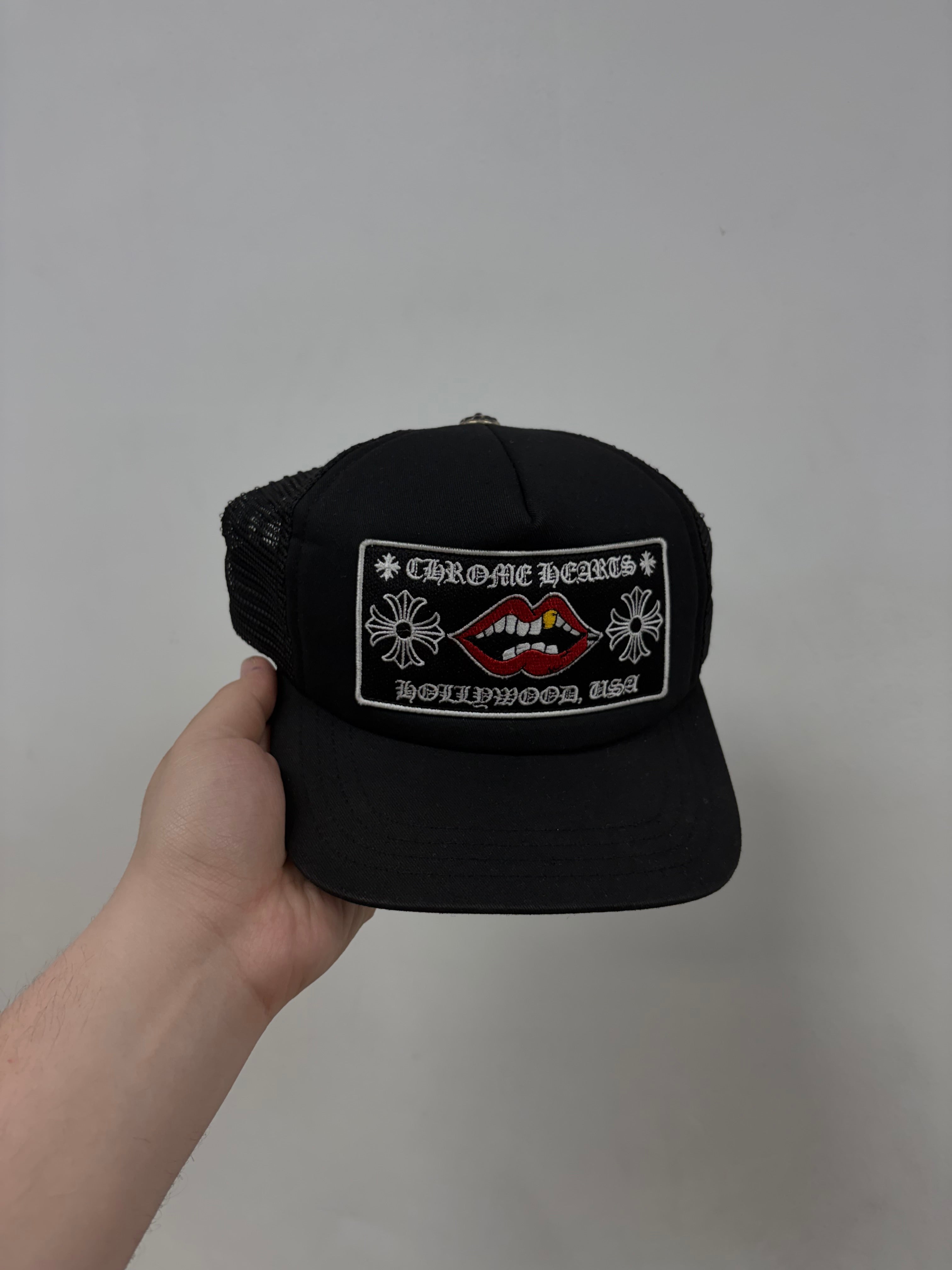 Chrome Hearts Matty Boy Black Chomper Cap