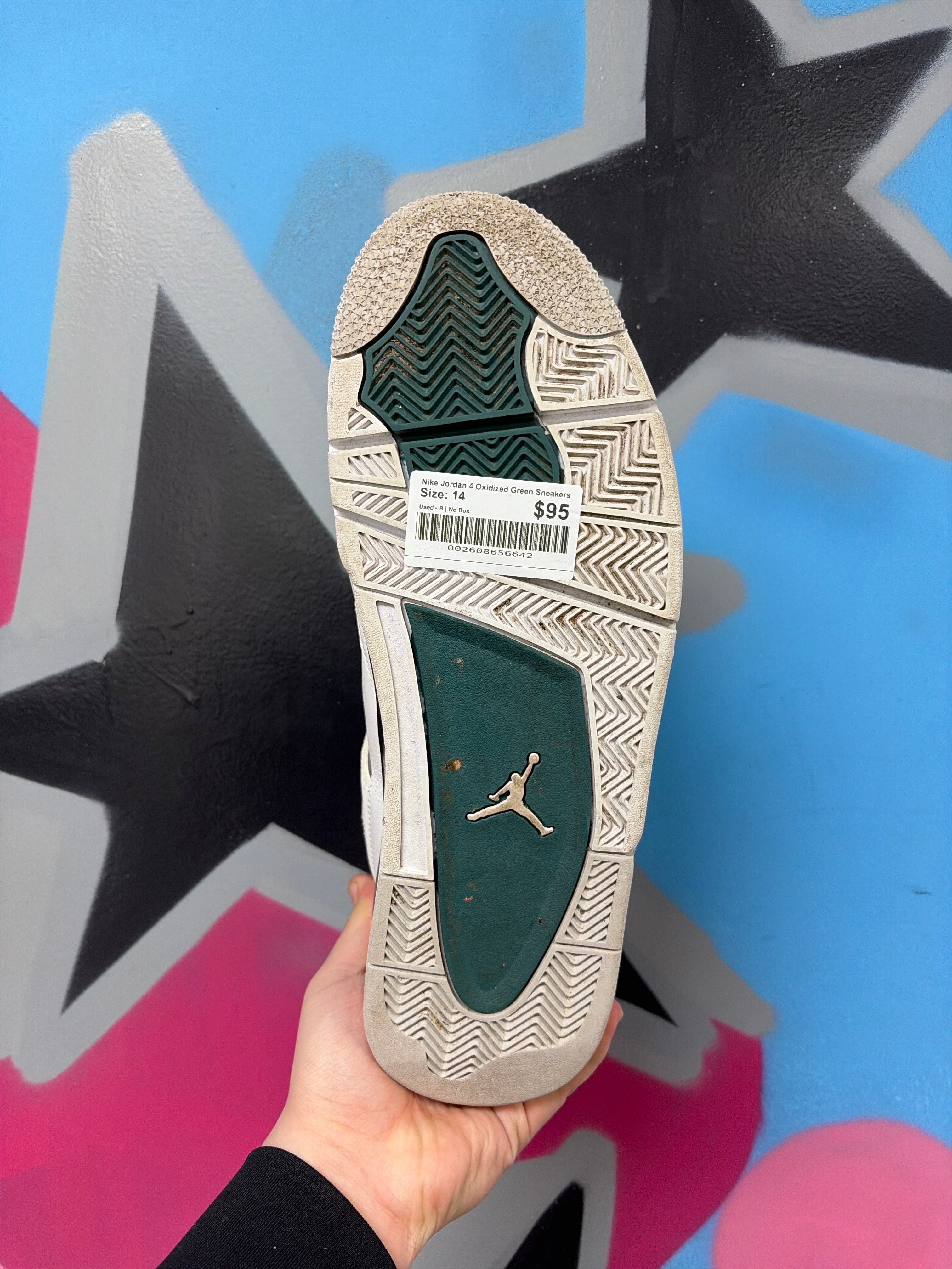 Nike Jordan 4 Oxidized Green Sneakers