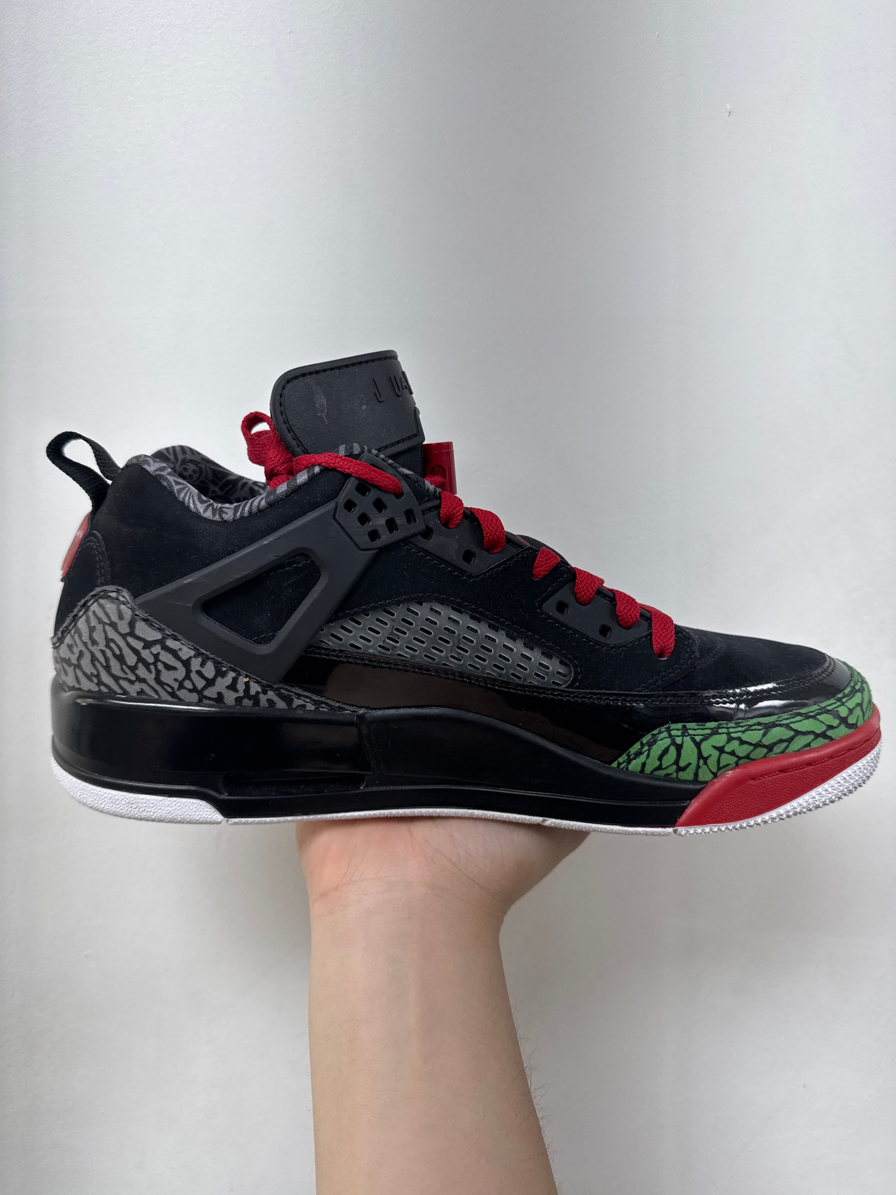 Jordan Spizike Low Black Green Sneakers