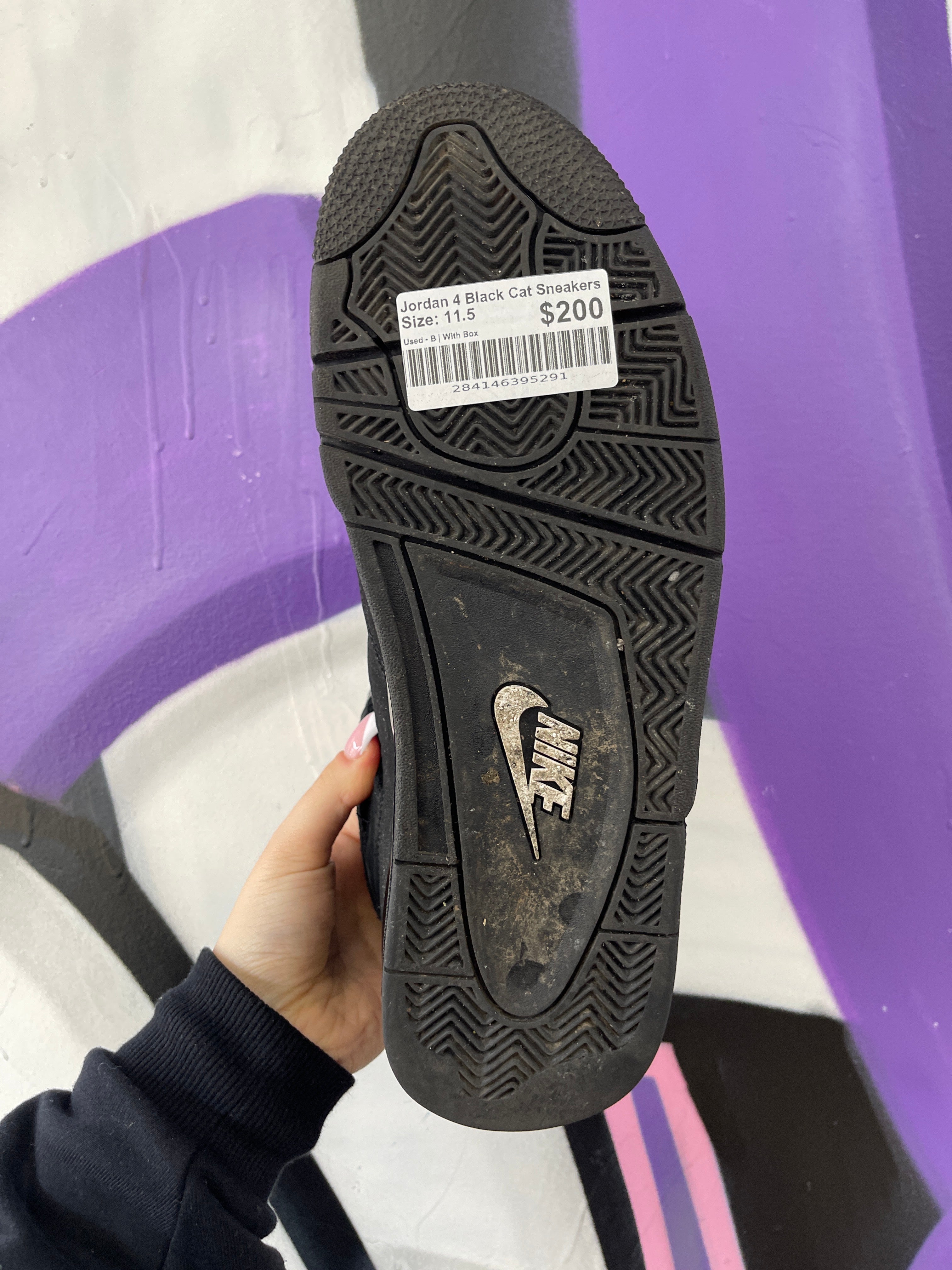 Jordan 4 Black Cat Sneakers