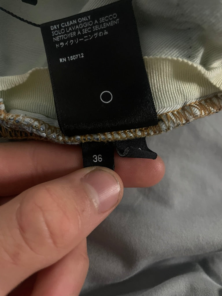 Amiri Plain Thrasher Light Wash Used 36