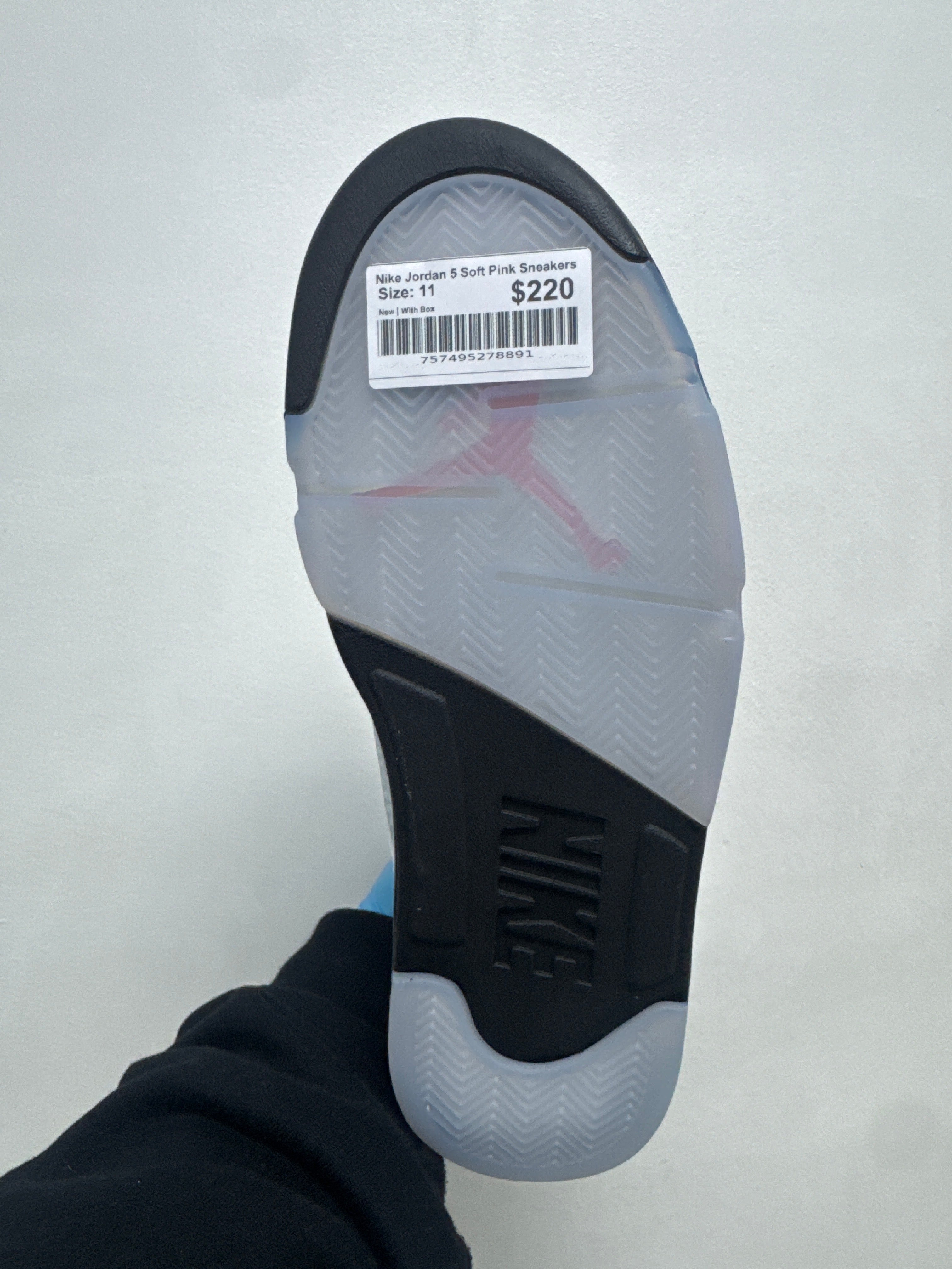 Nike Jordan 5 Soft Pink Sneakers