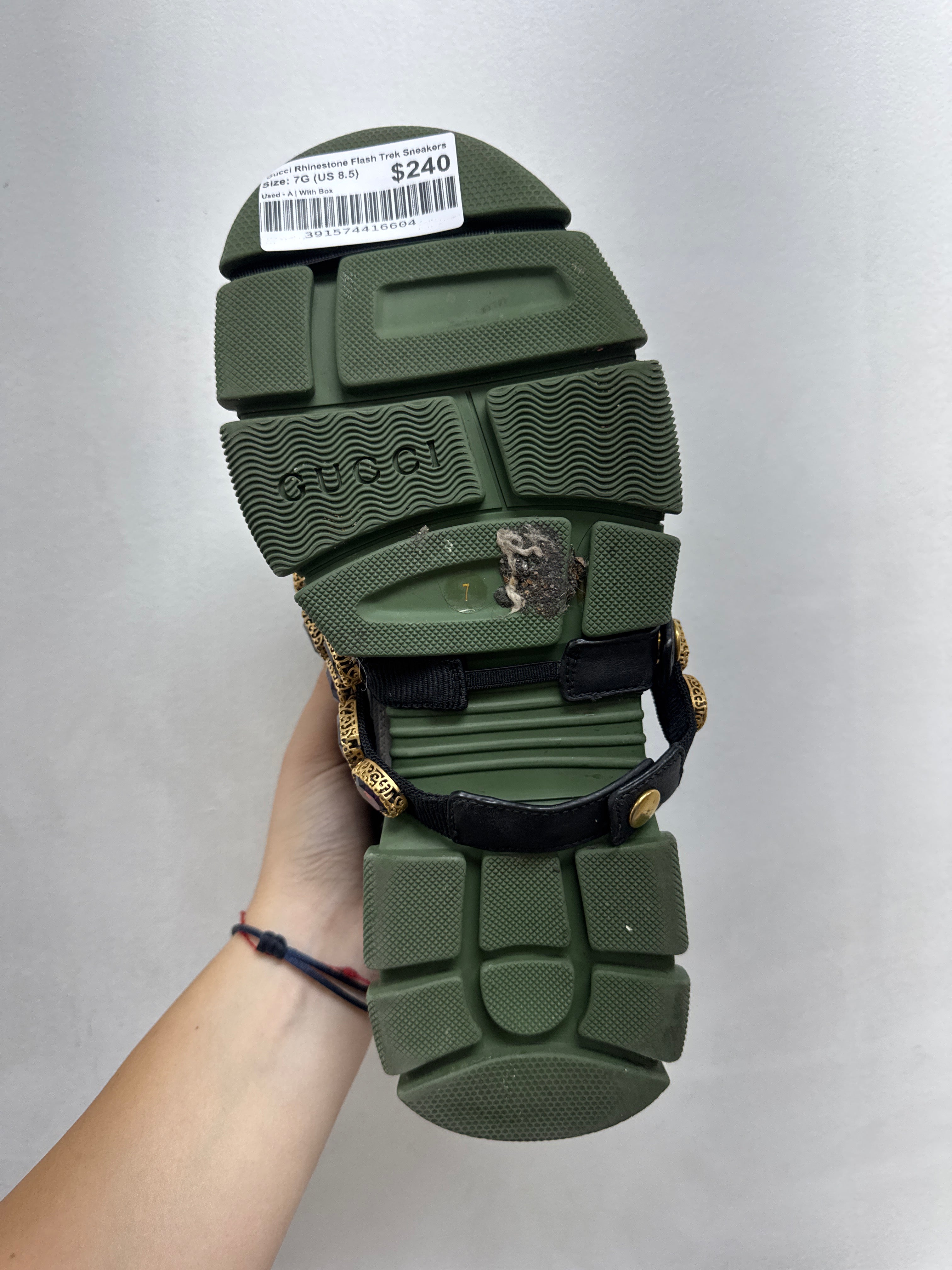 Gucci Rhinestone Flash Trek Sneakers