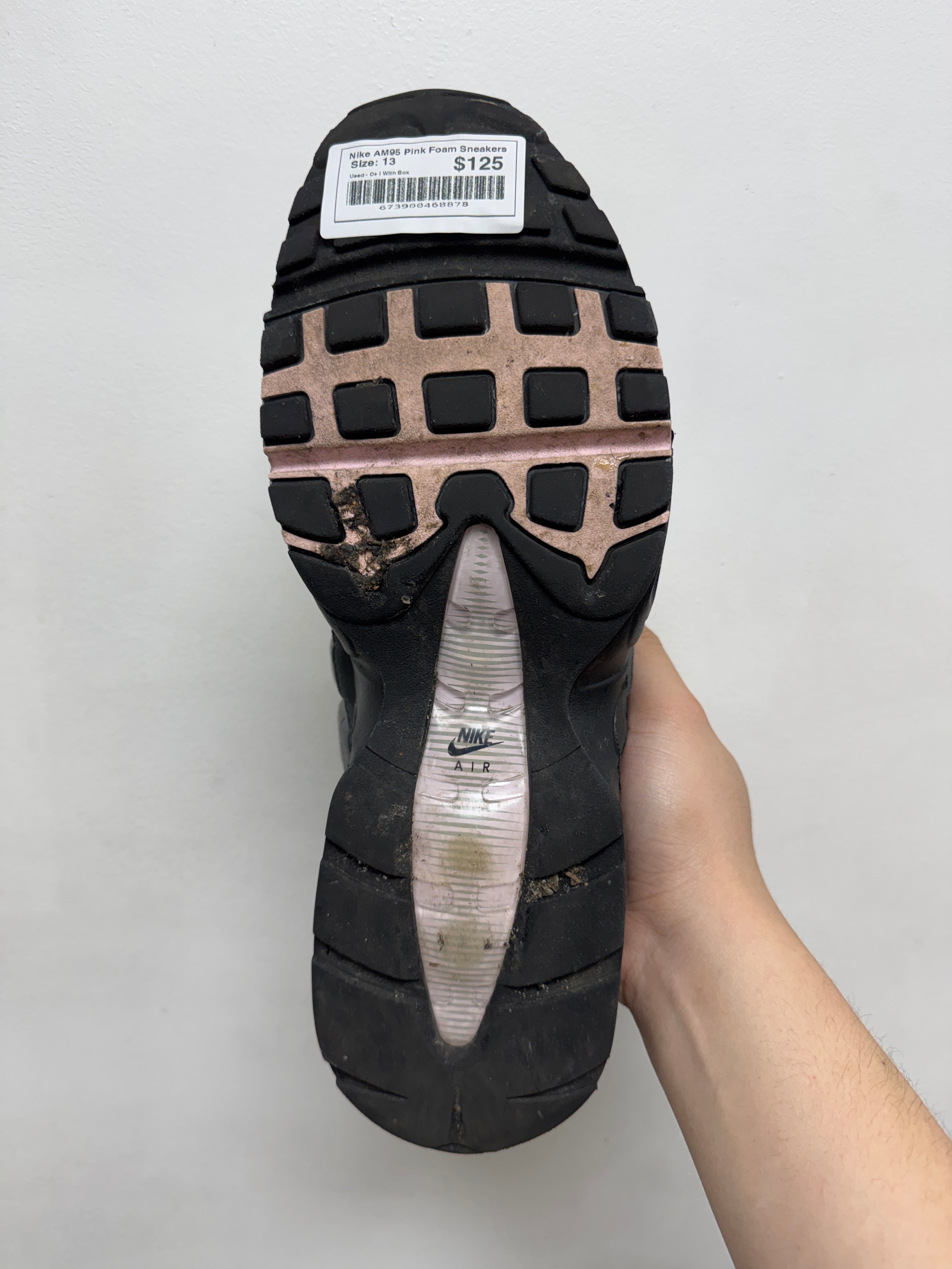 Nike AM95 Pink Foam Sneakers