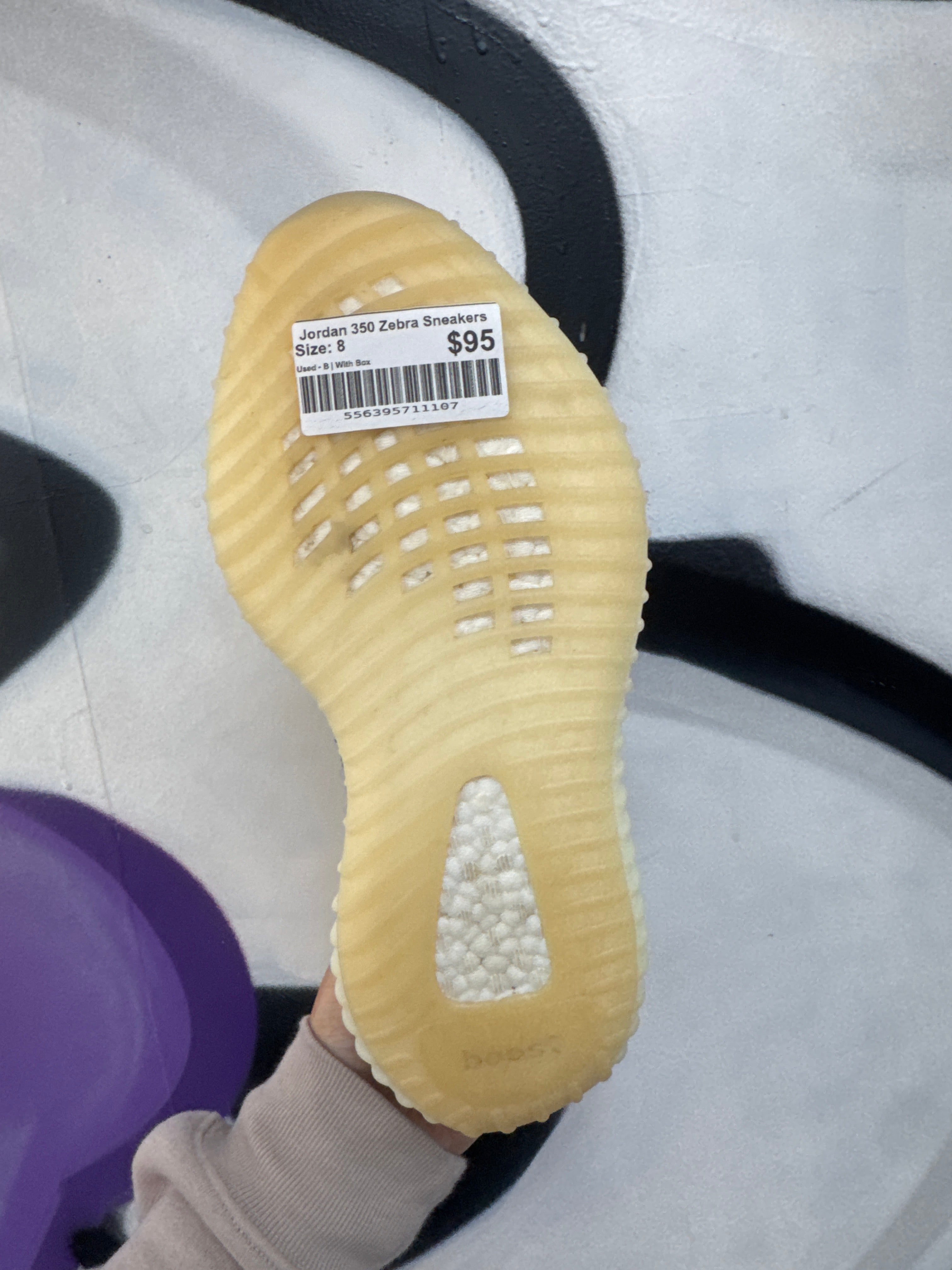 Jordan 350 Zebra Sneakers