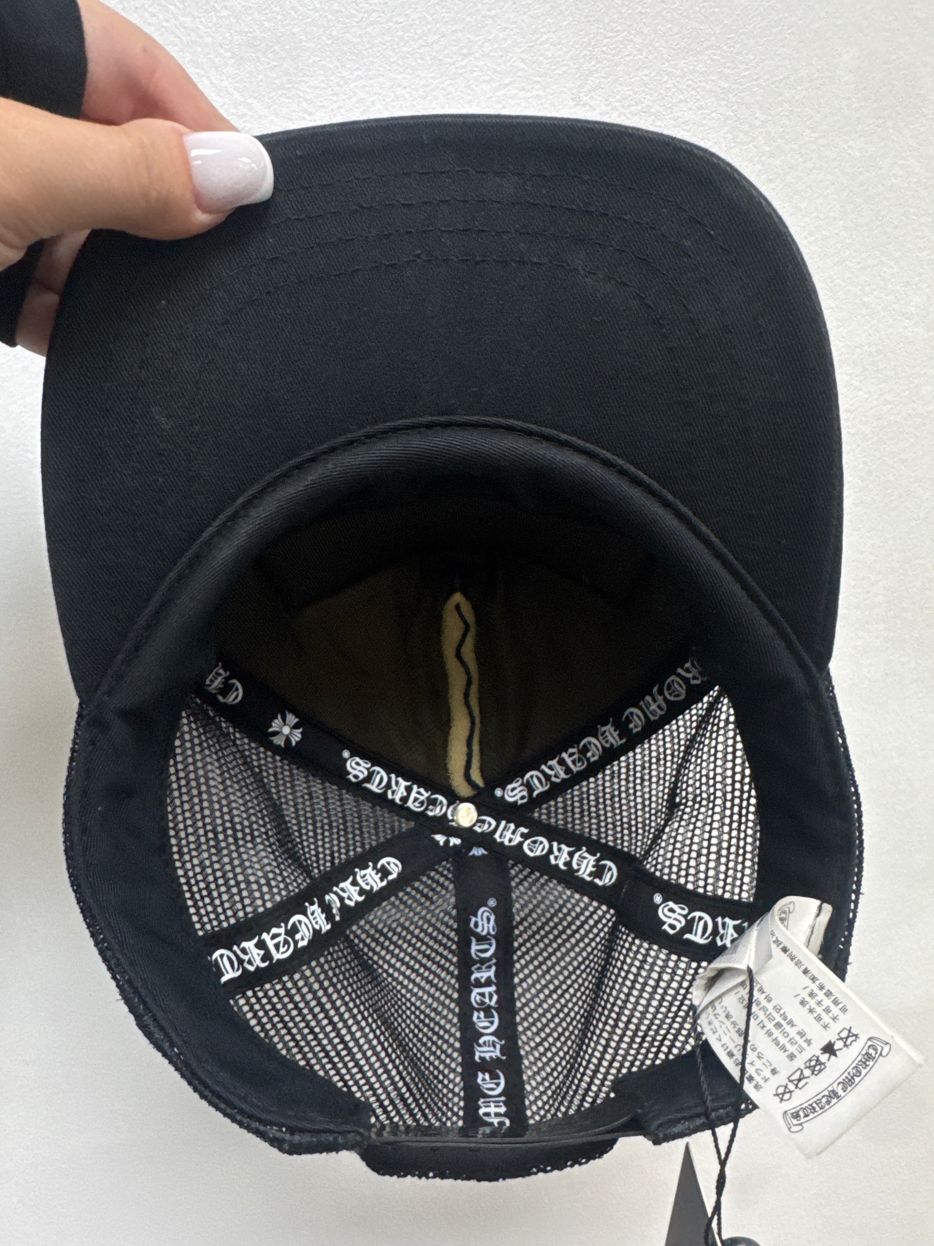 Chrome Hearts Black F*CK Trucker Hat