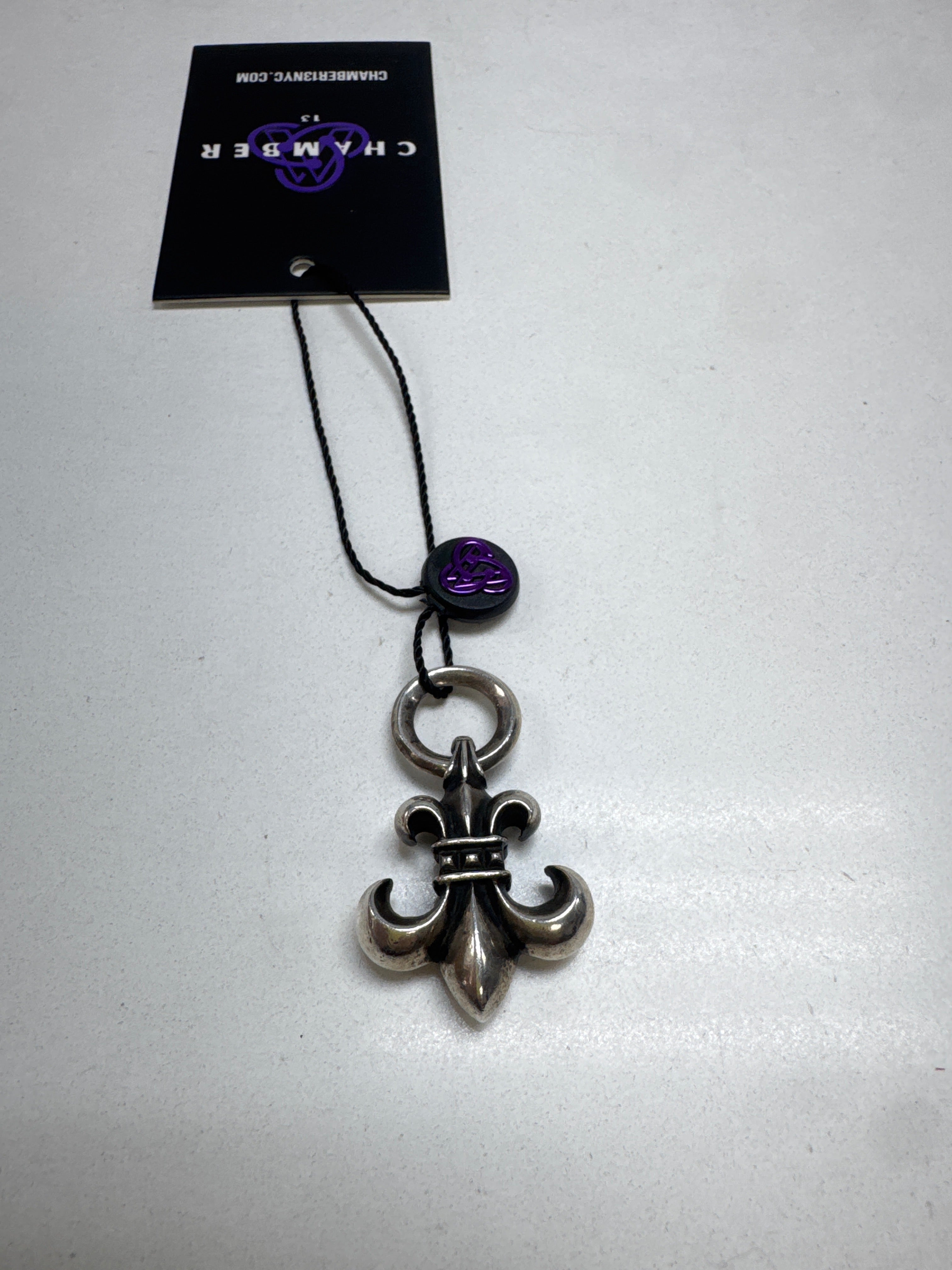 Chrome Hearts Silver Fleur Pendant