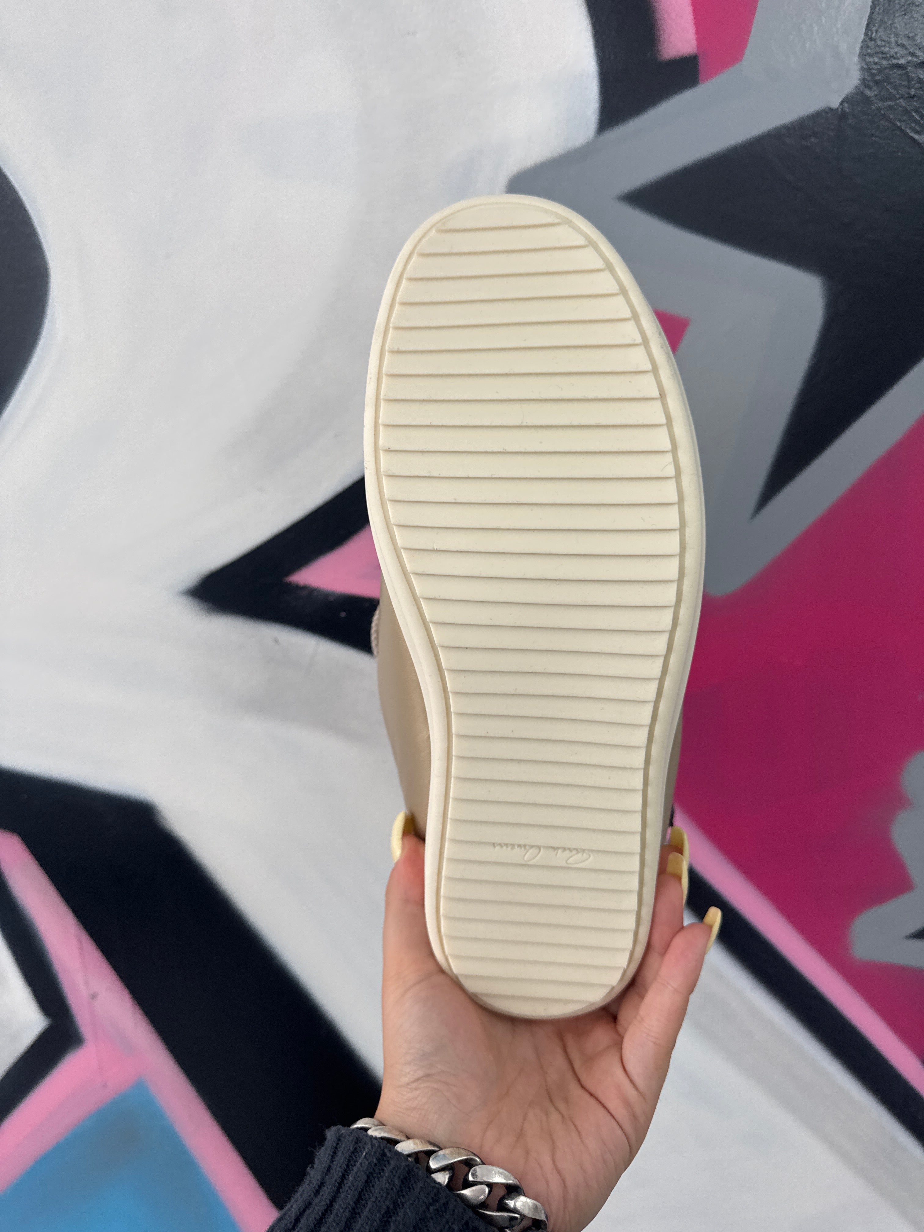 Rick Owens Jumbo Lace Low Gold Milk (EU 40) New With Box