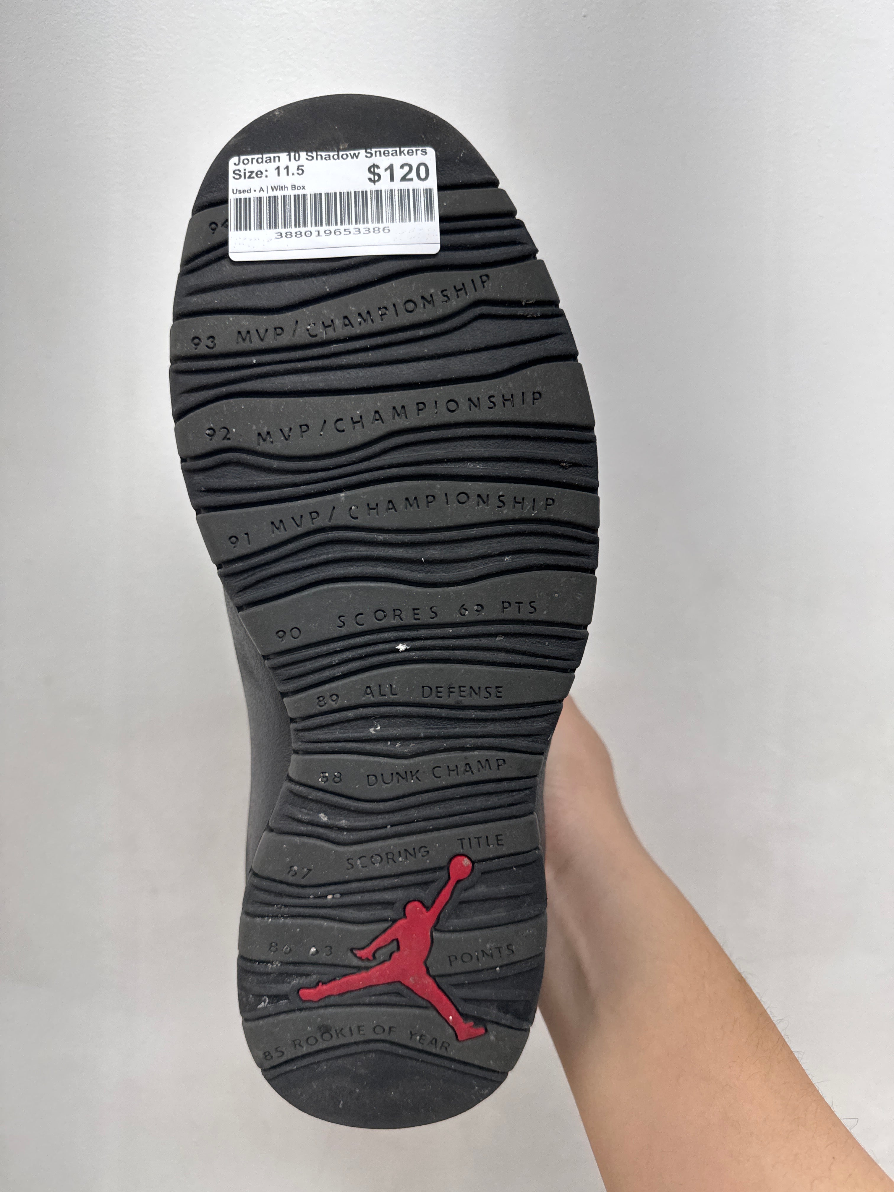 Jordan 10 Shadow Sneakers