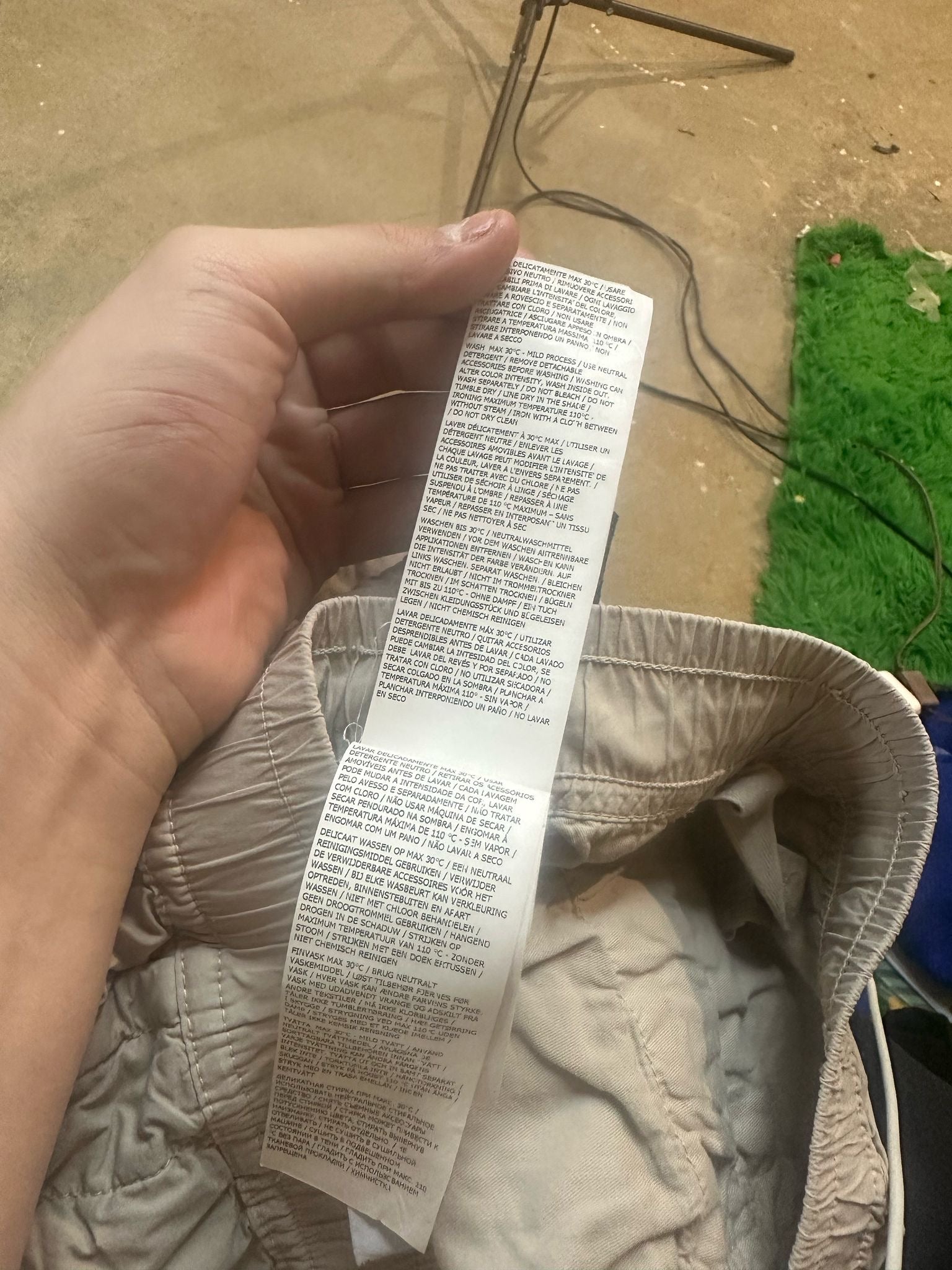 Stone Island Tan Cargo Pants