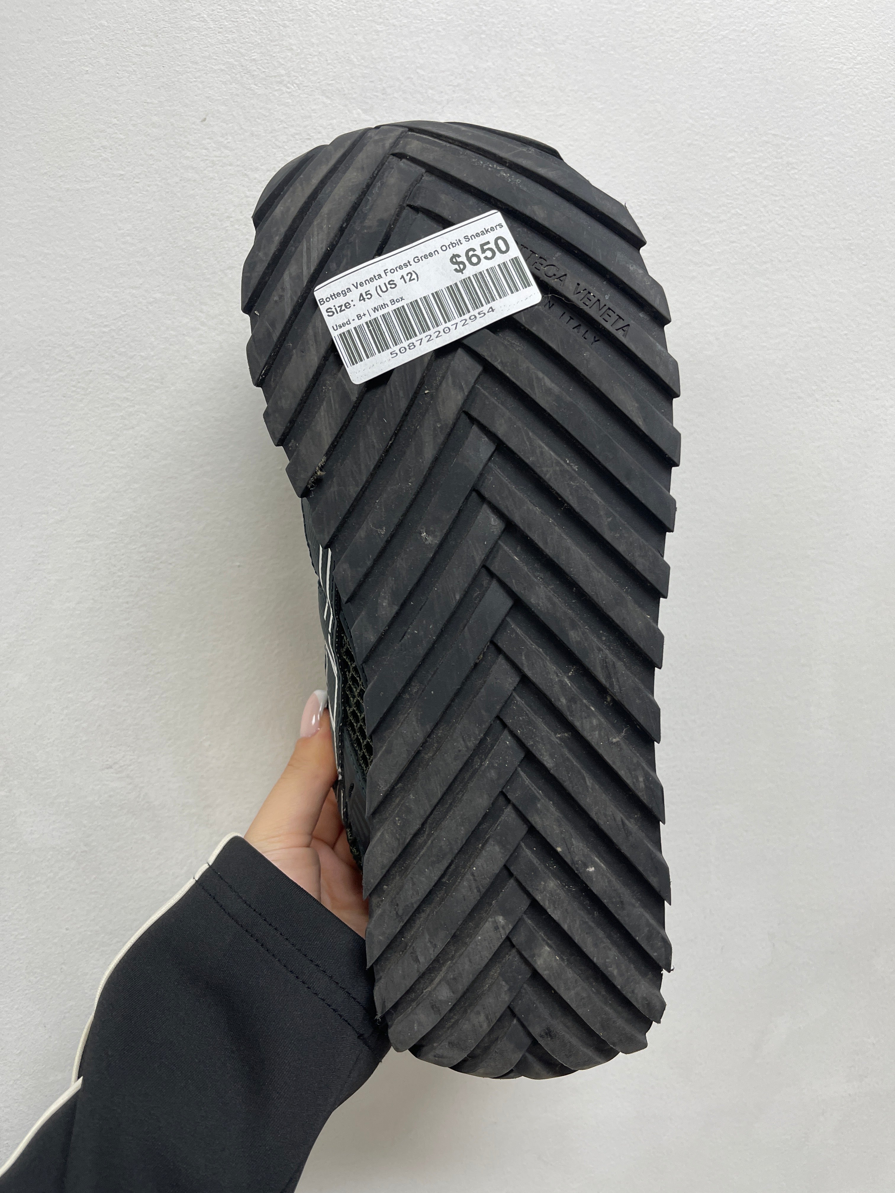 Bottega Veneta Forest Green Orbit Sneakers