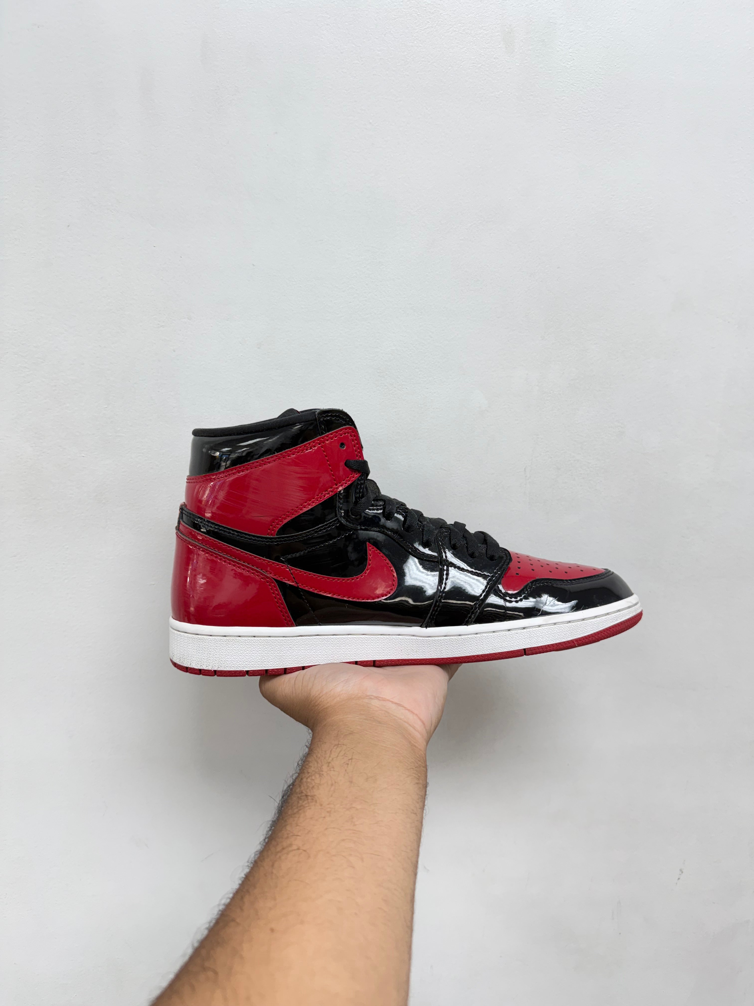 Jordan 1 Patent Bred Sneakers