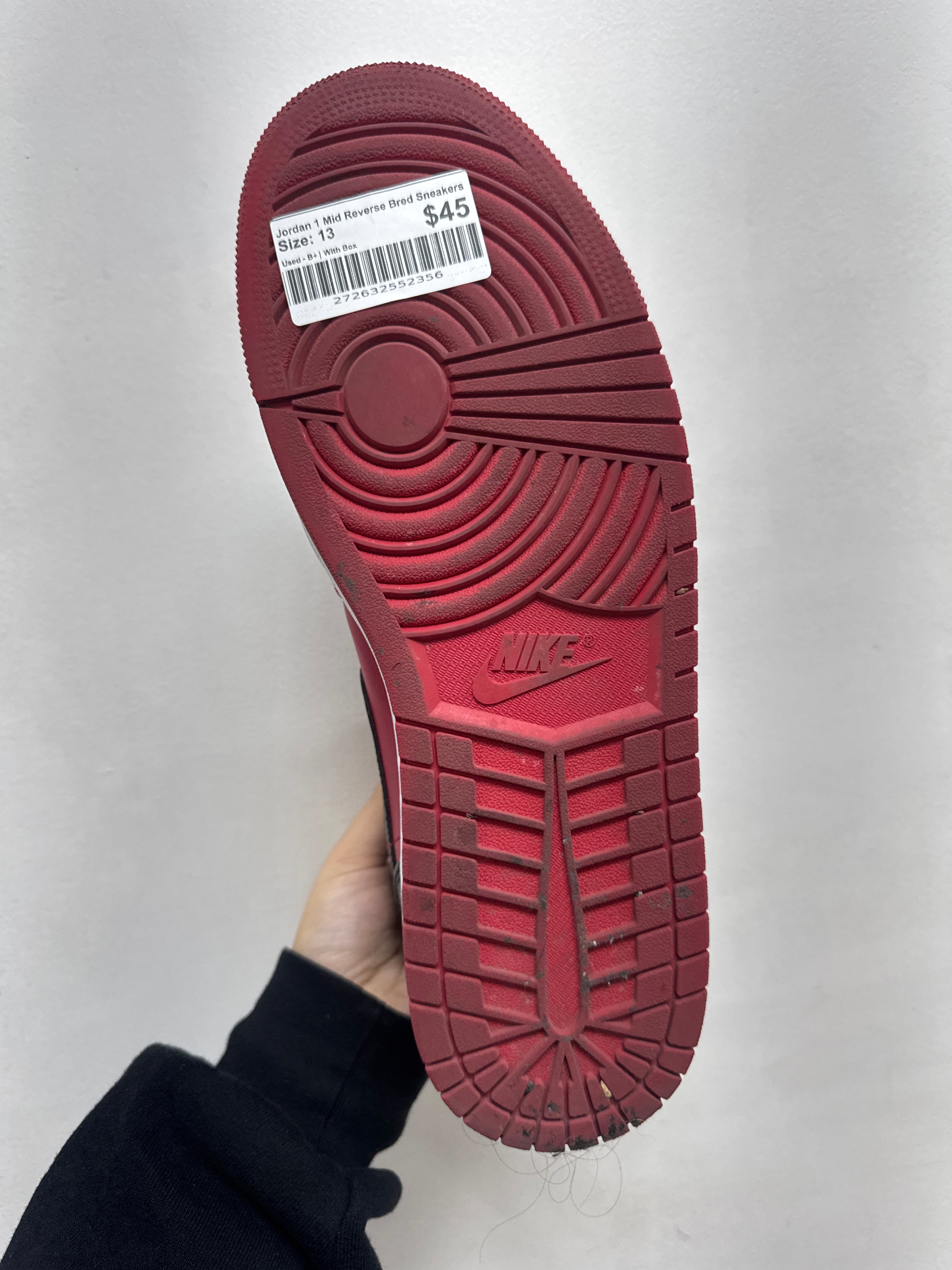 Jordan 1 Mid Reverse Bred Sneakers