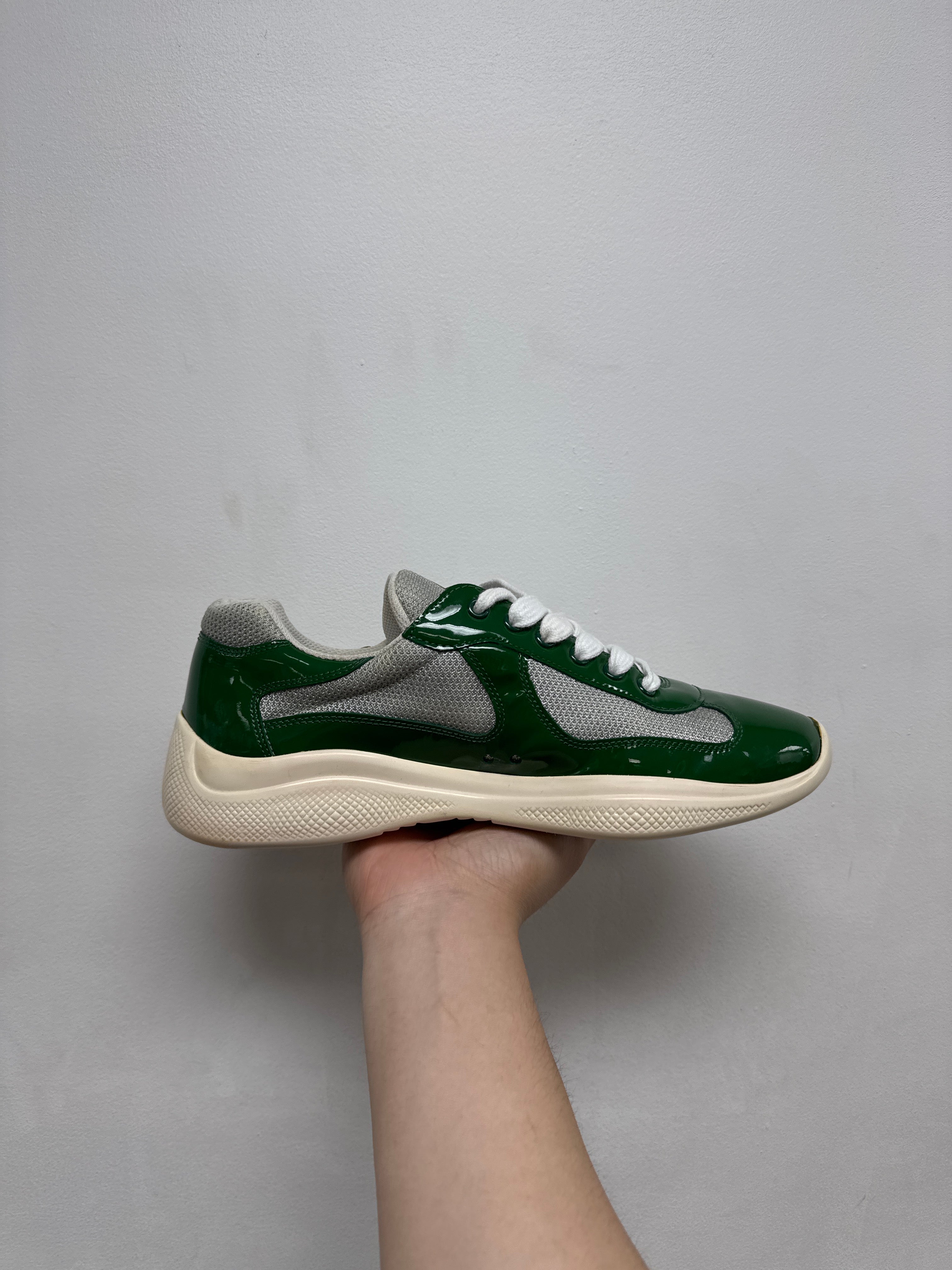 Prada Green Cups Sneakers