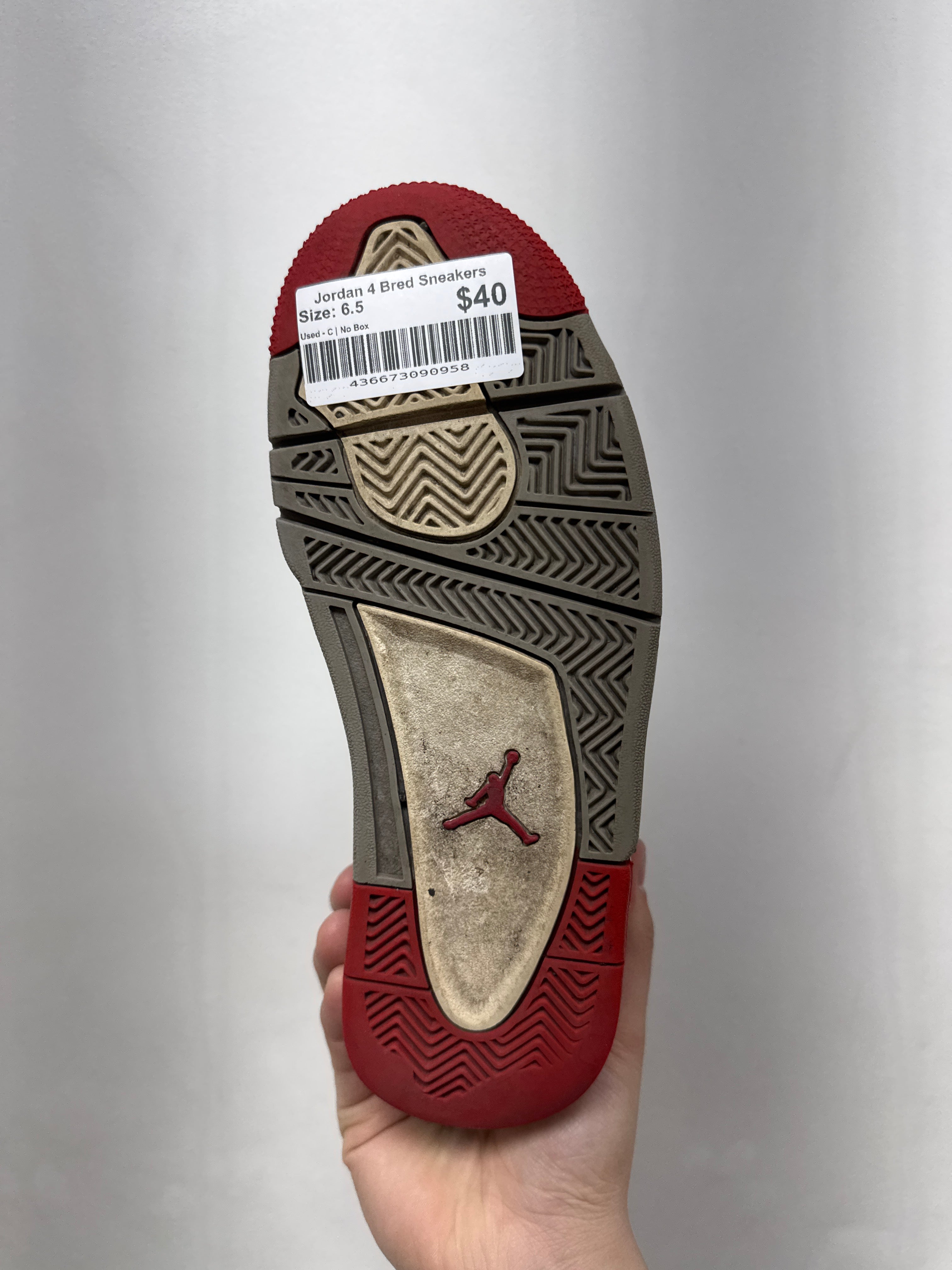 Jordan 4 Bred Sneakers