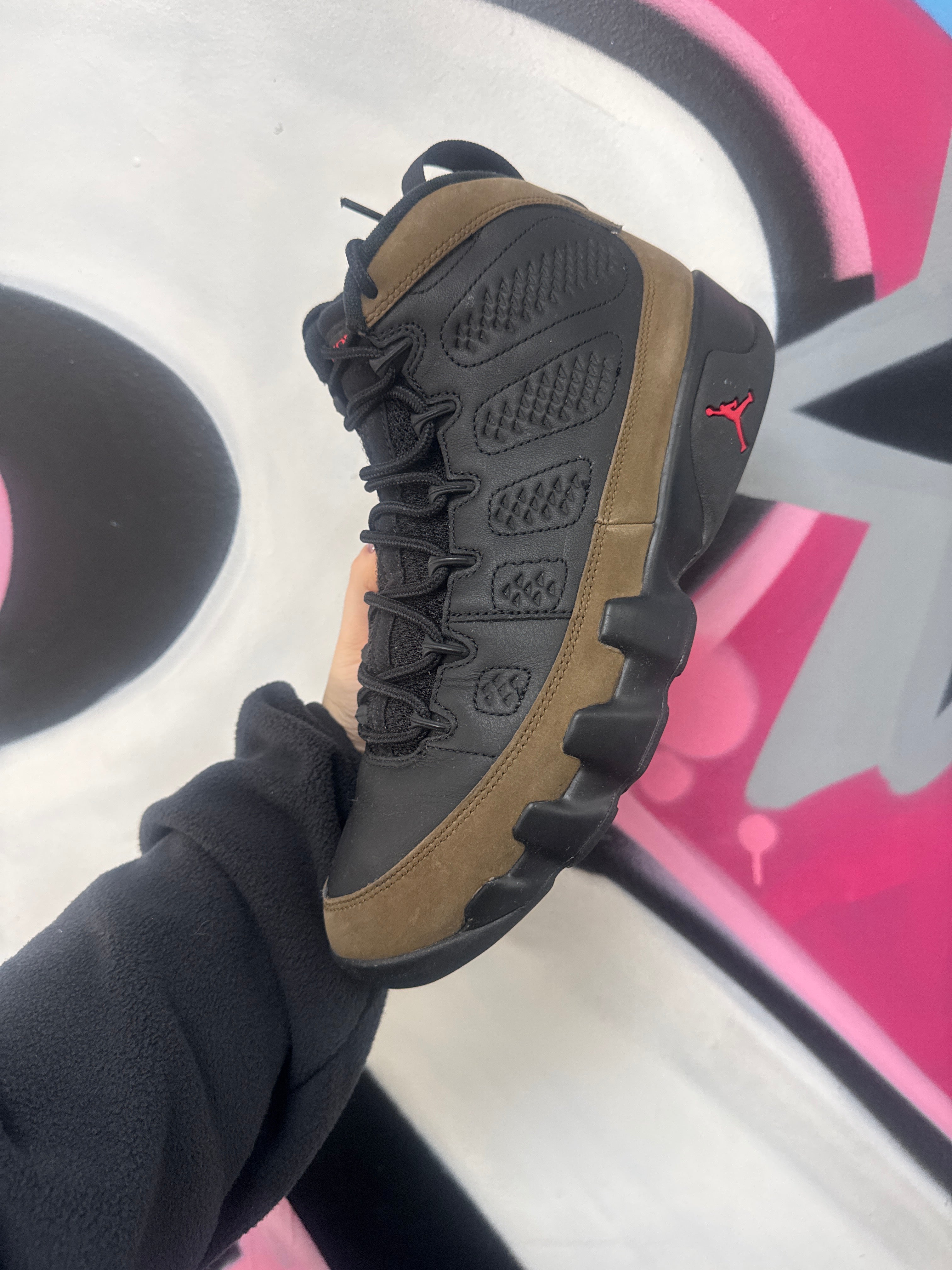 Jordan 9 Olive Sneakers