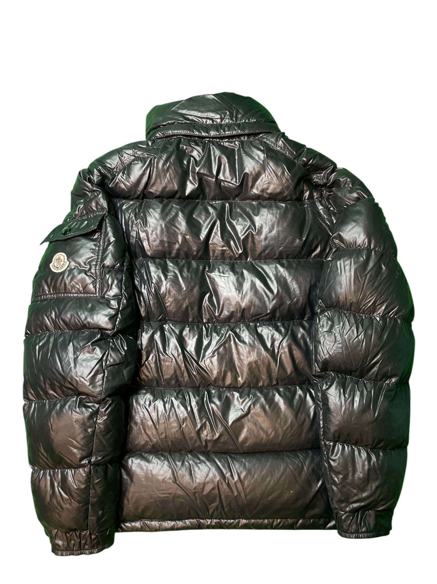 Moncler "Maya" Black Puffer Coat