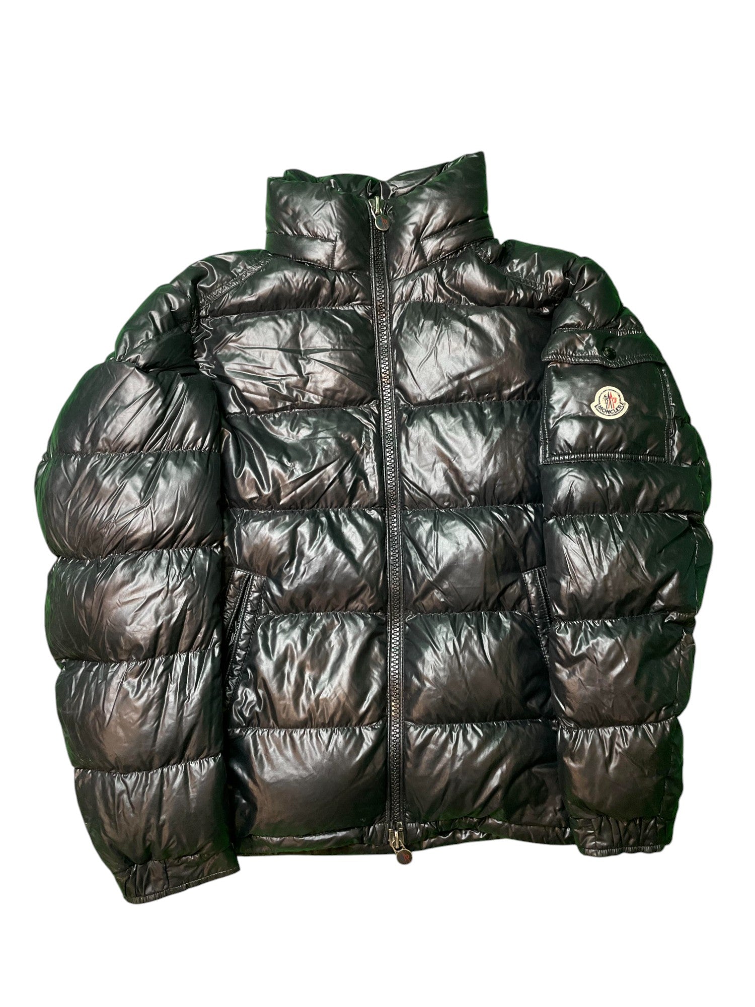 Moncler "Maya" Black Puffer Coat