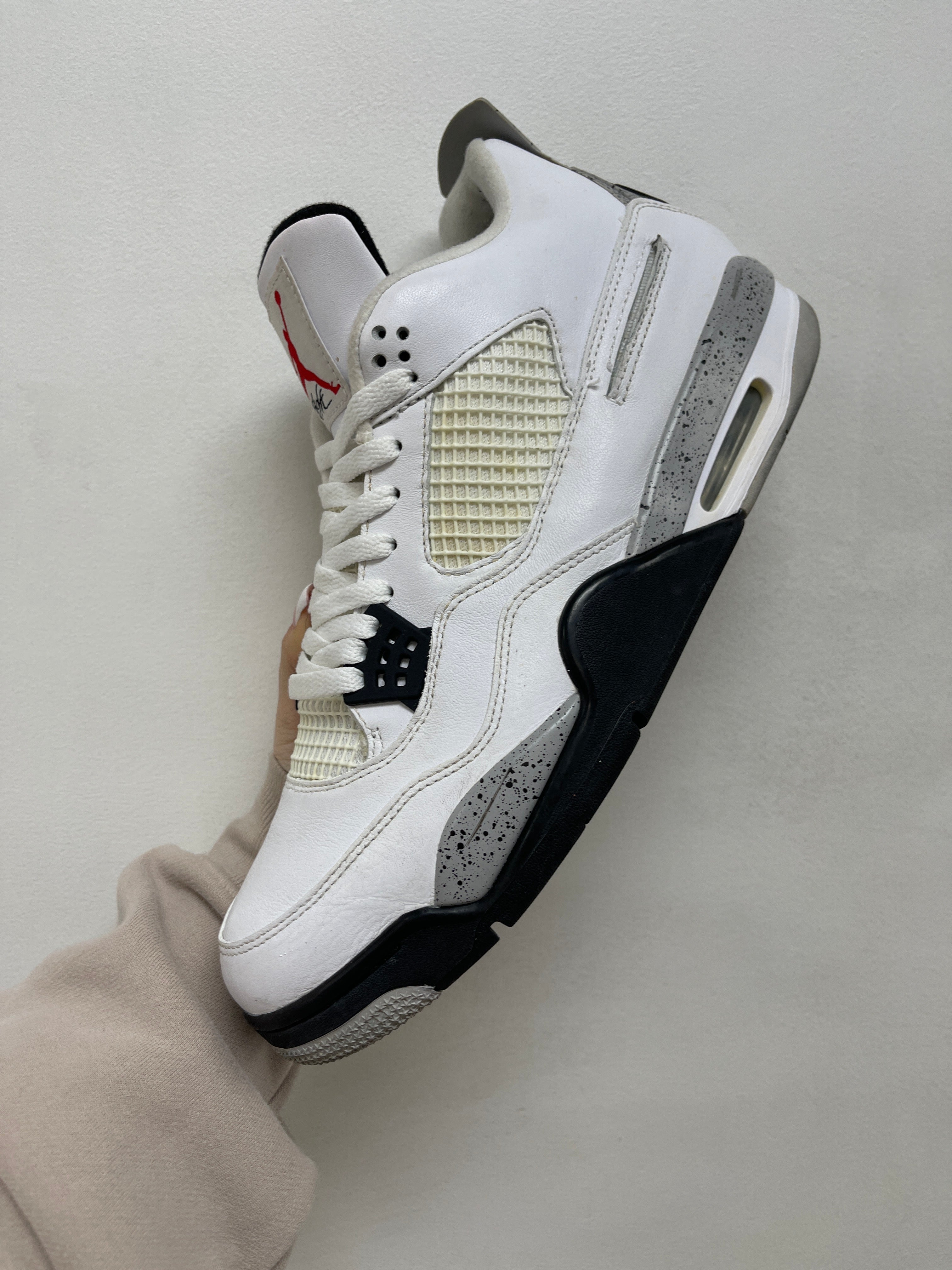 Jordan 4 White Cement Sneakers