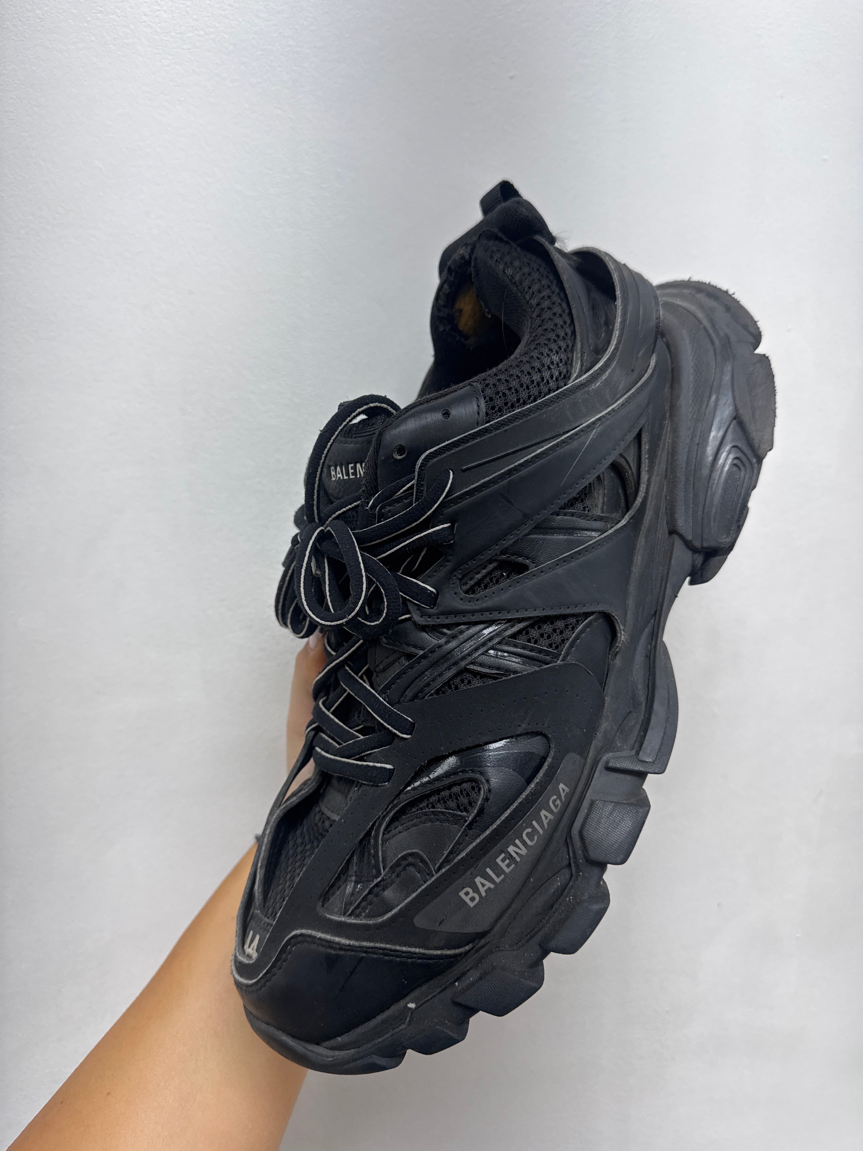 Balenciaga Black Track Sneakers