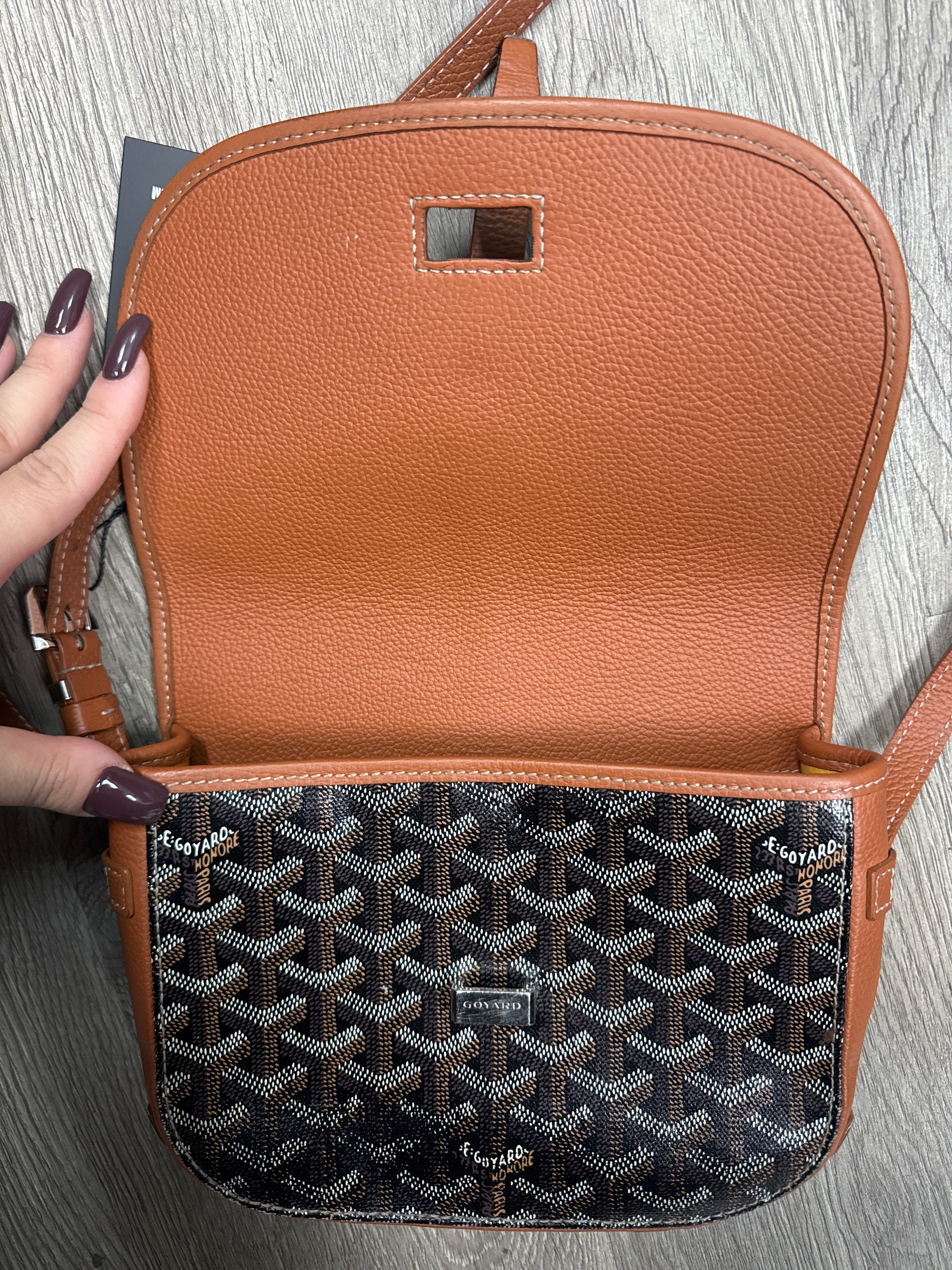 Goyard Brown Belvedere Bag