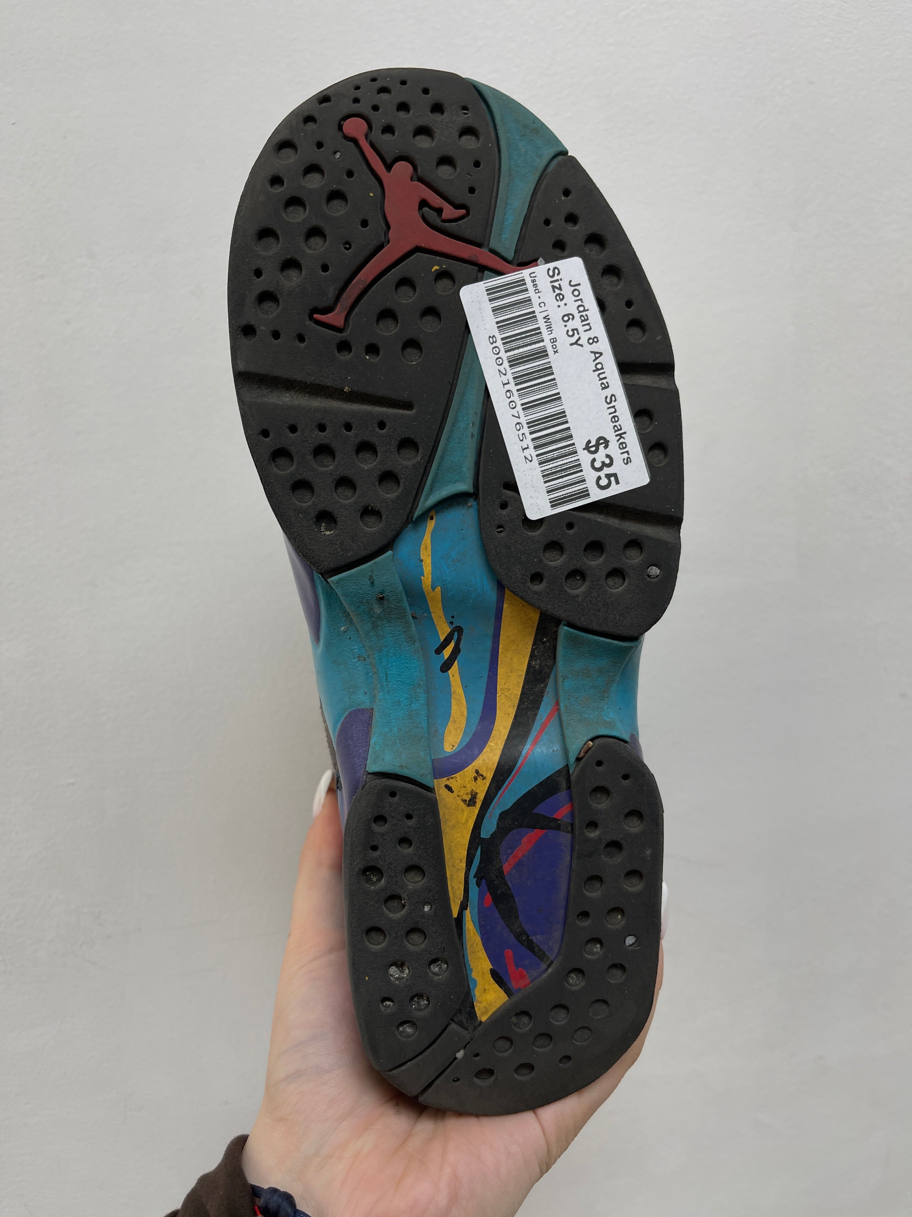 Jordan 8 Aqua Sneakers