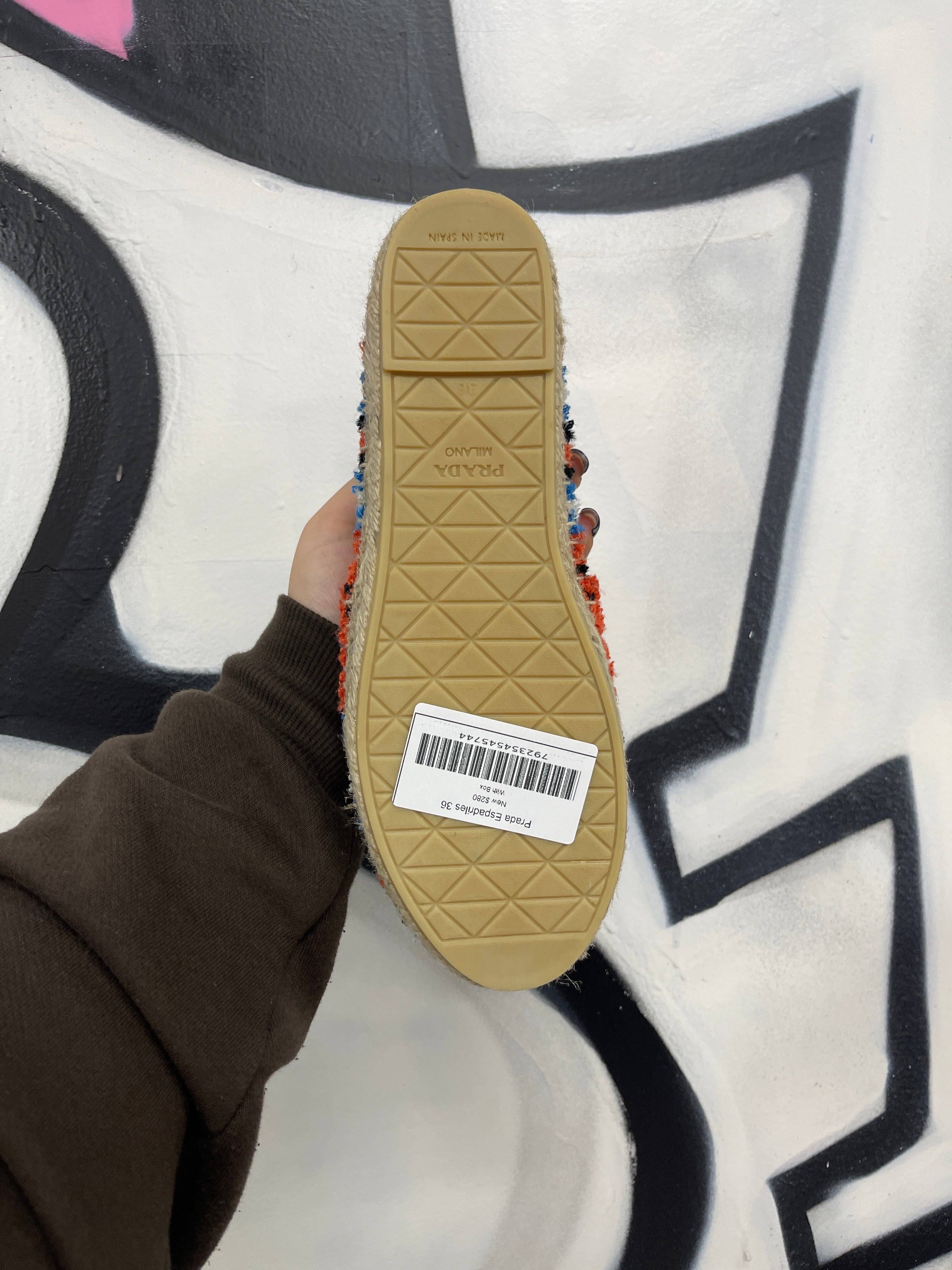 Prada Espadriles New 36 With Box
