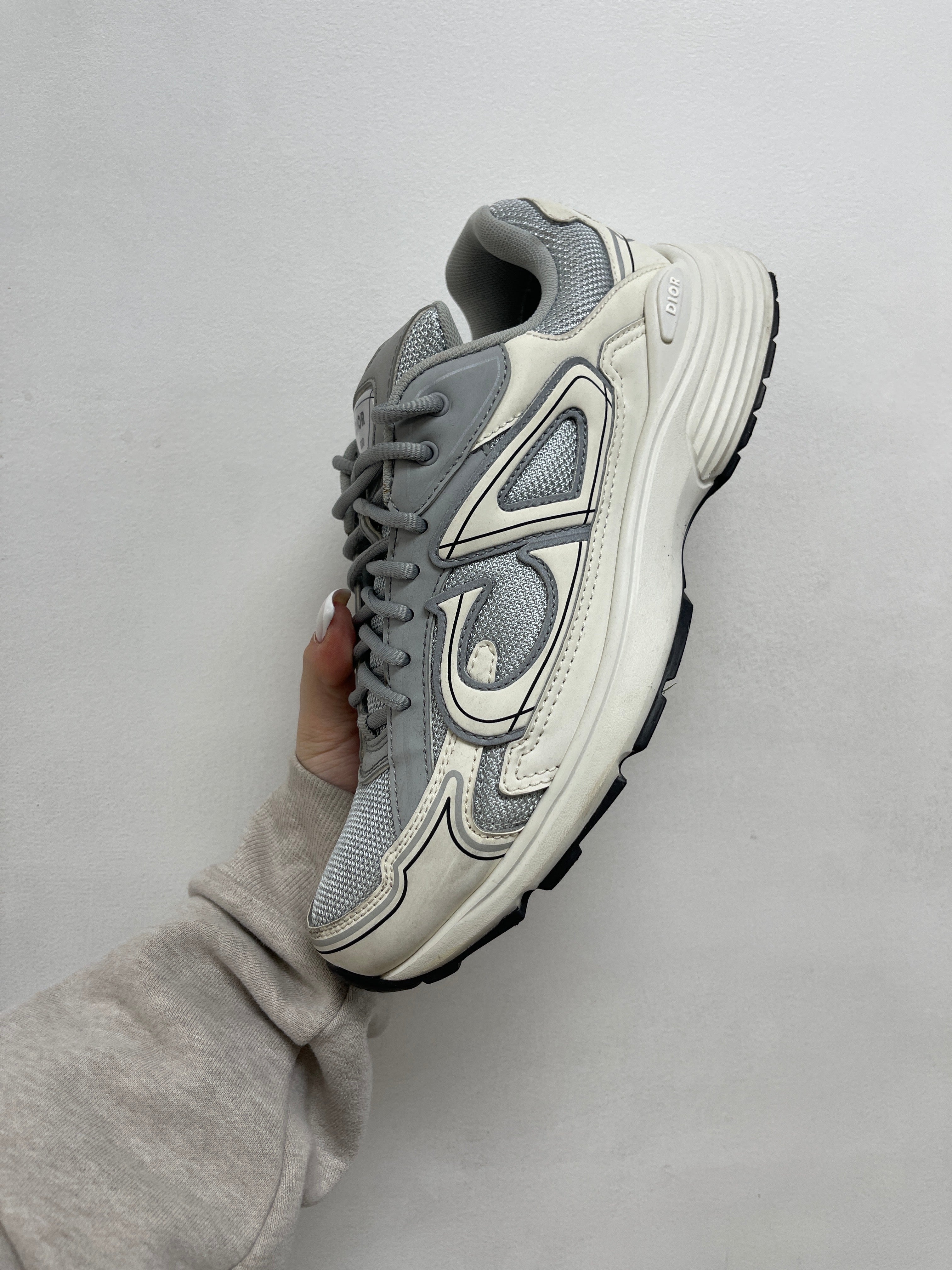 Dior B30 White Grey Sneakers