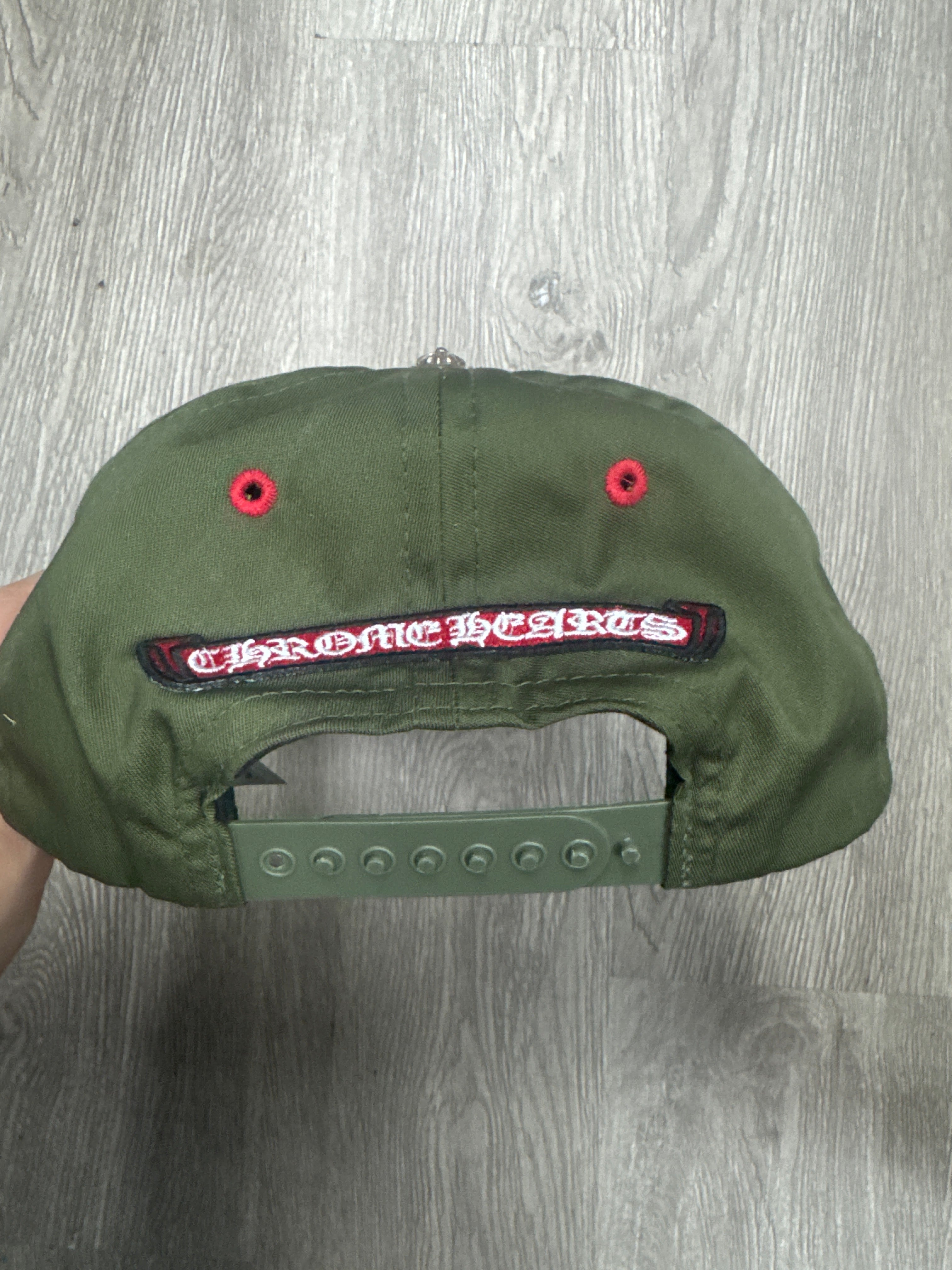 Chrome Hearts Gas Station Olive Trucker Cap
