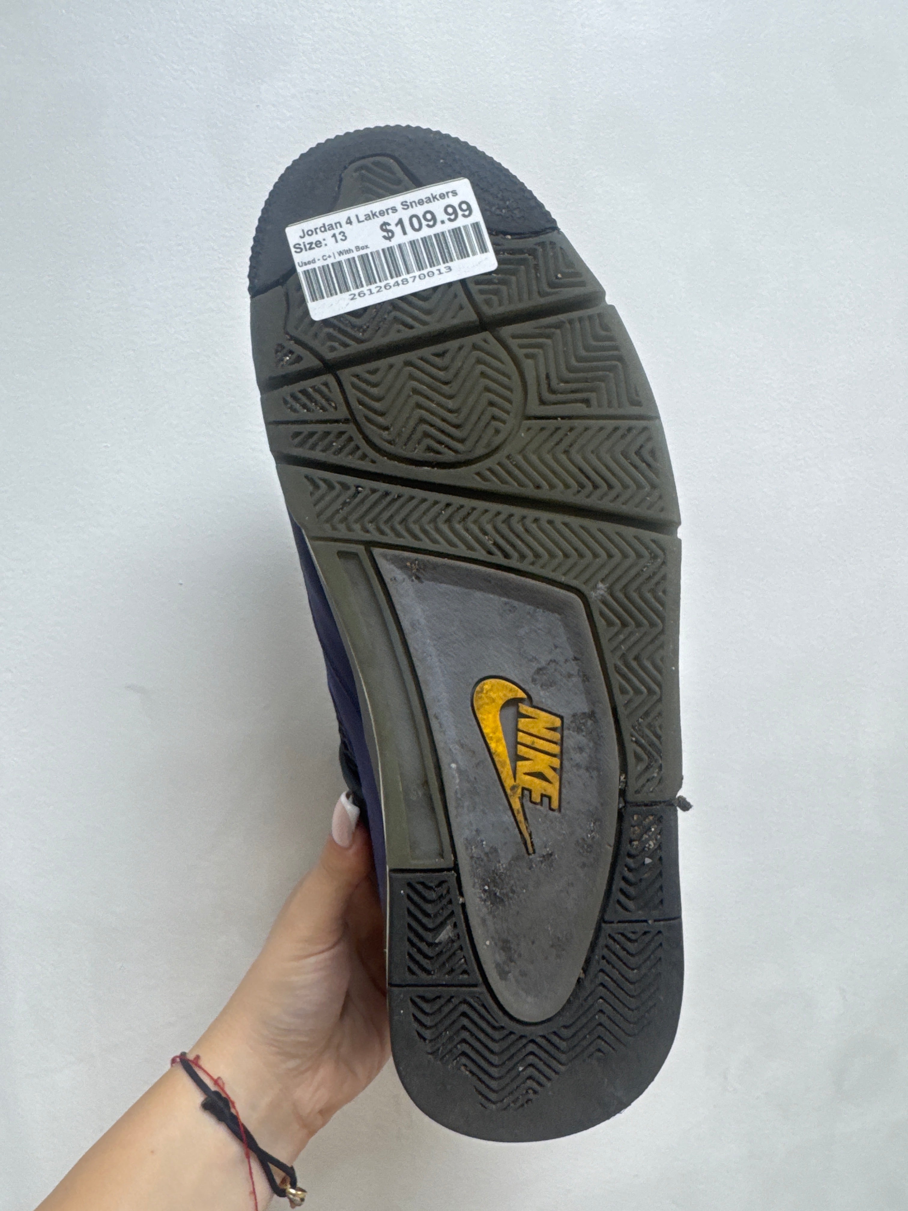 Jordan 4 Lakers Sneakers
