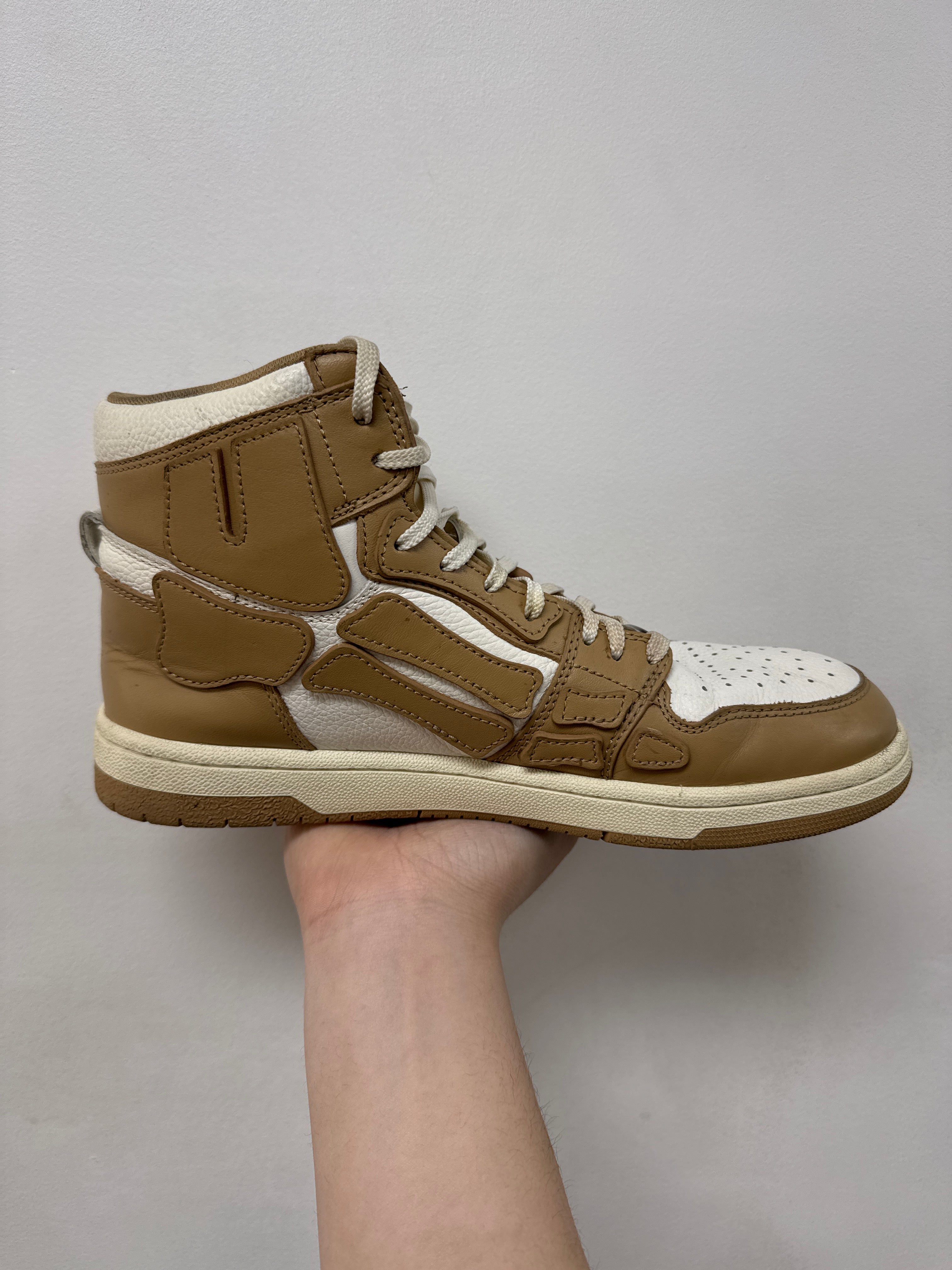 Amiri Tan Skel Top High Sneakers