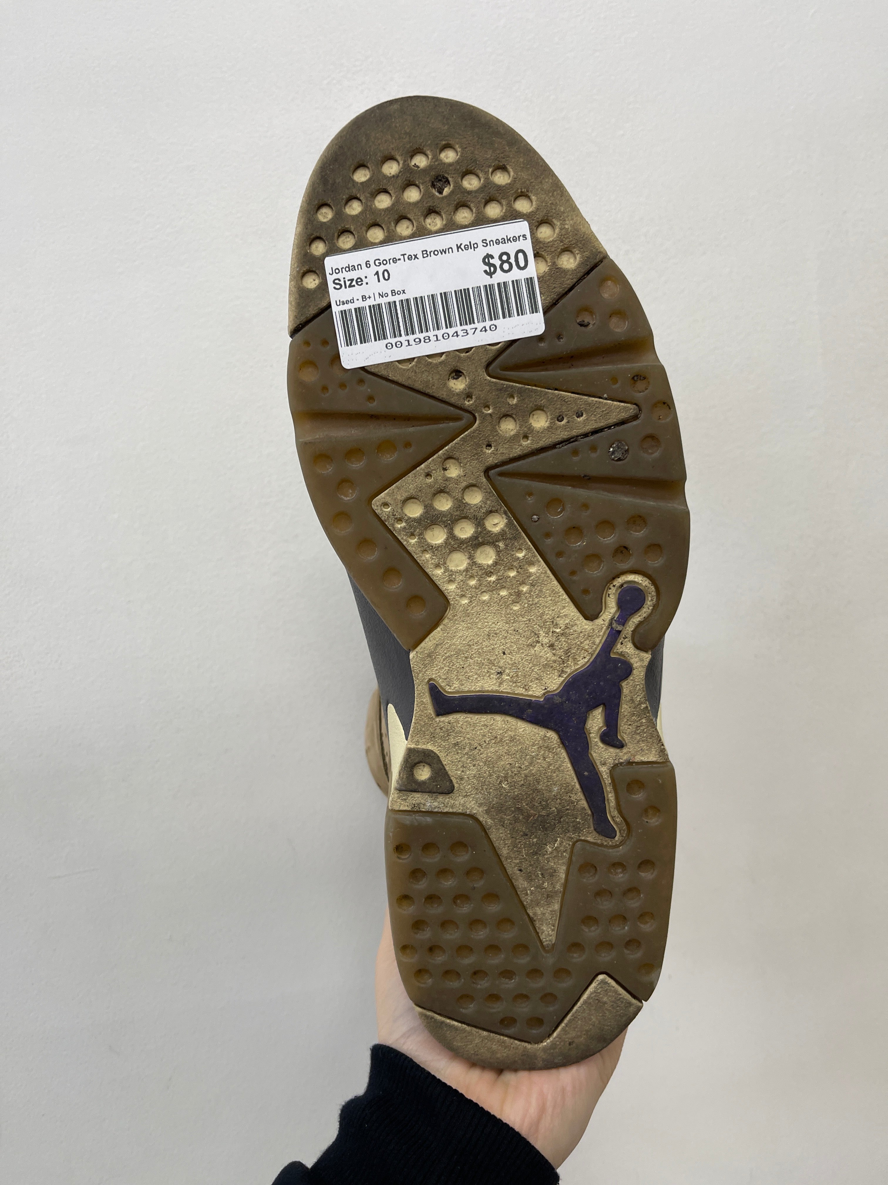 Jordan 6 Gore-Tex Brown Kelp Sneakers