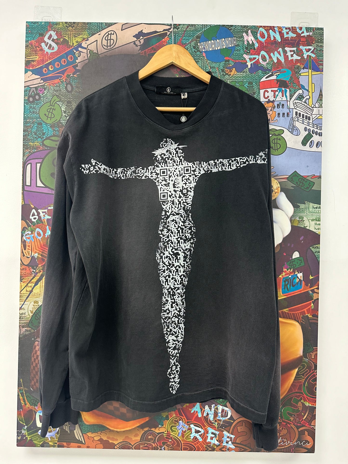 Hellstar QR Christ L/S Tee size:Medium New