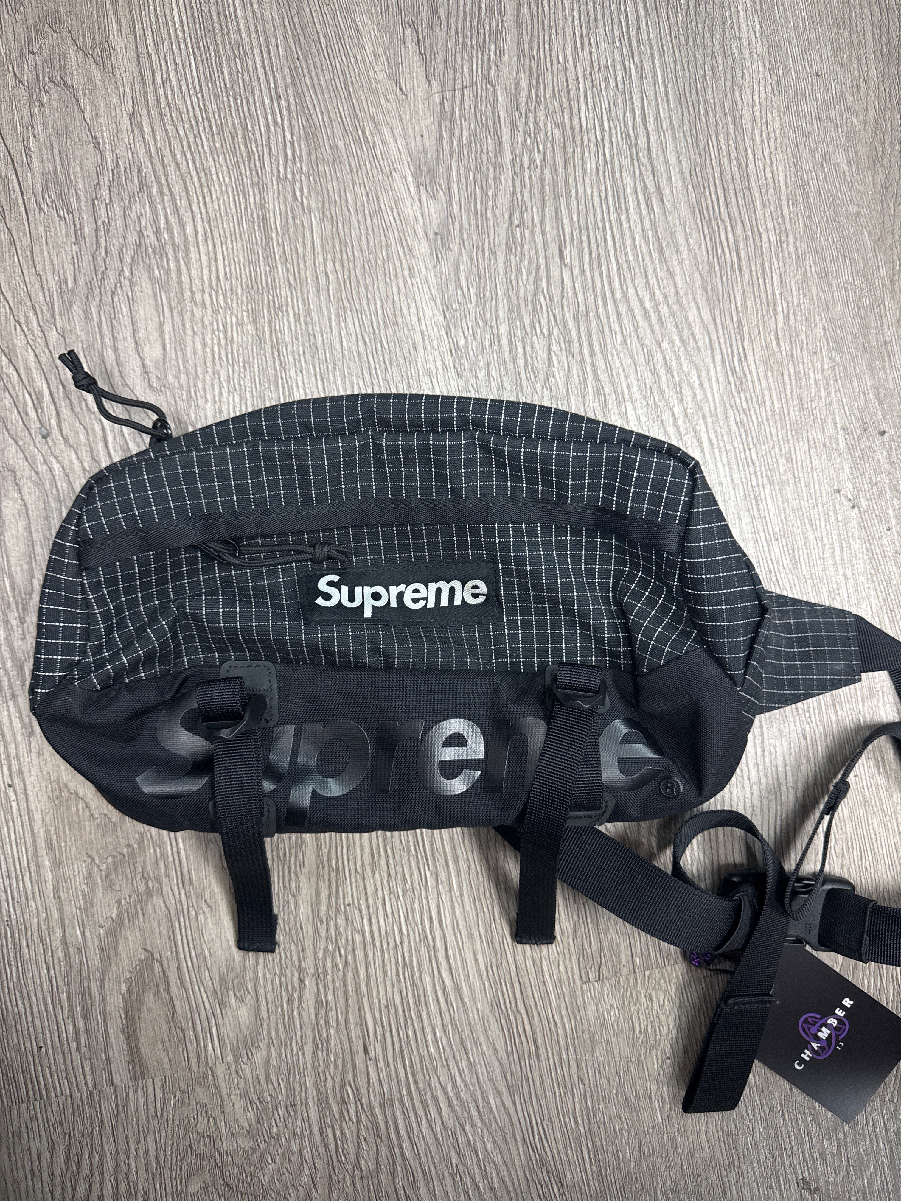 Supreme Waist Black Bag