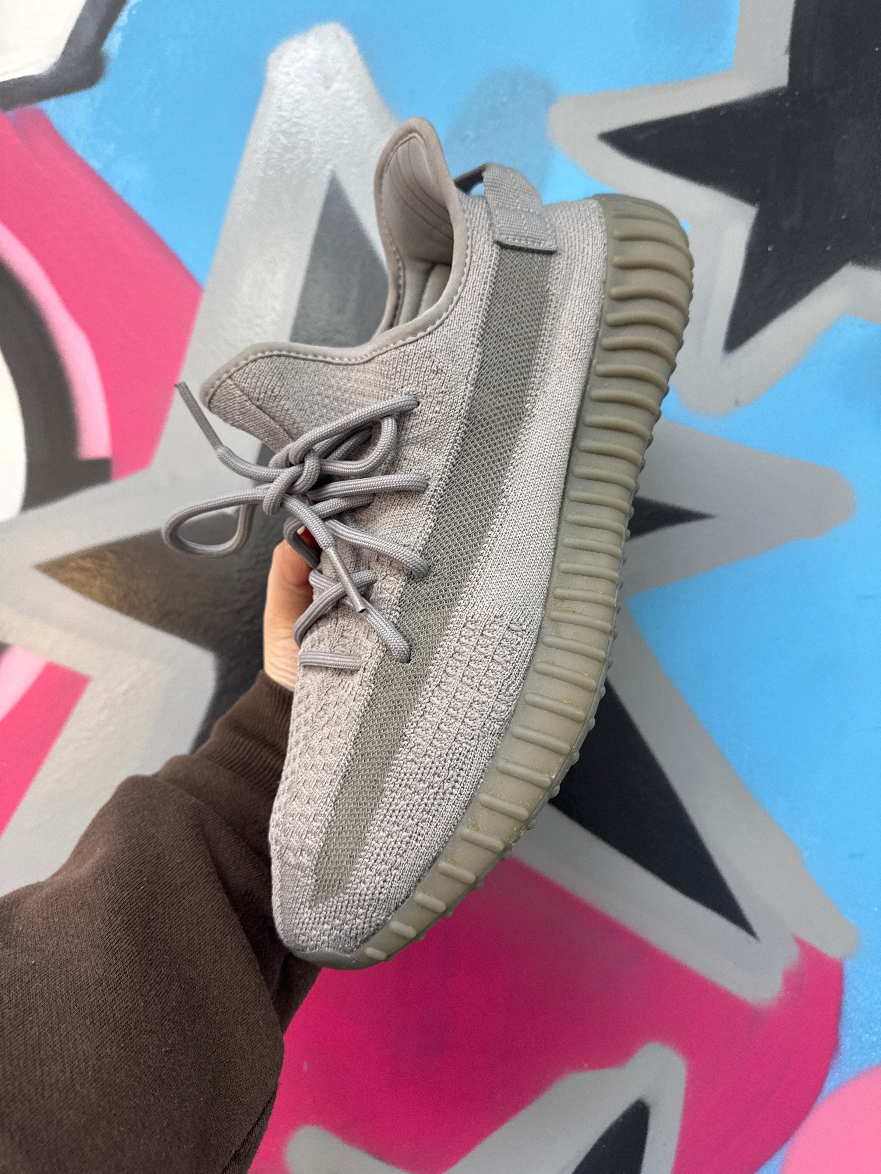 YZY 350 Stone Grey Sneakers