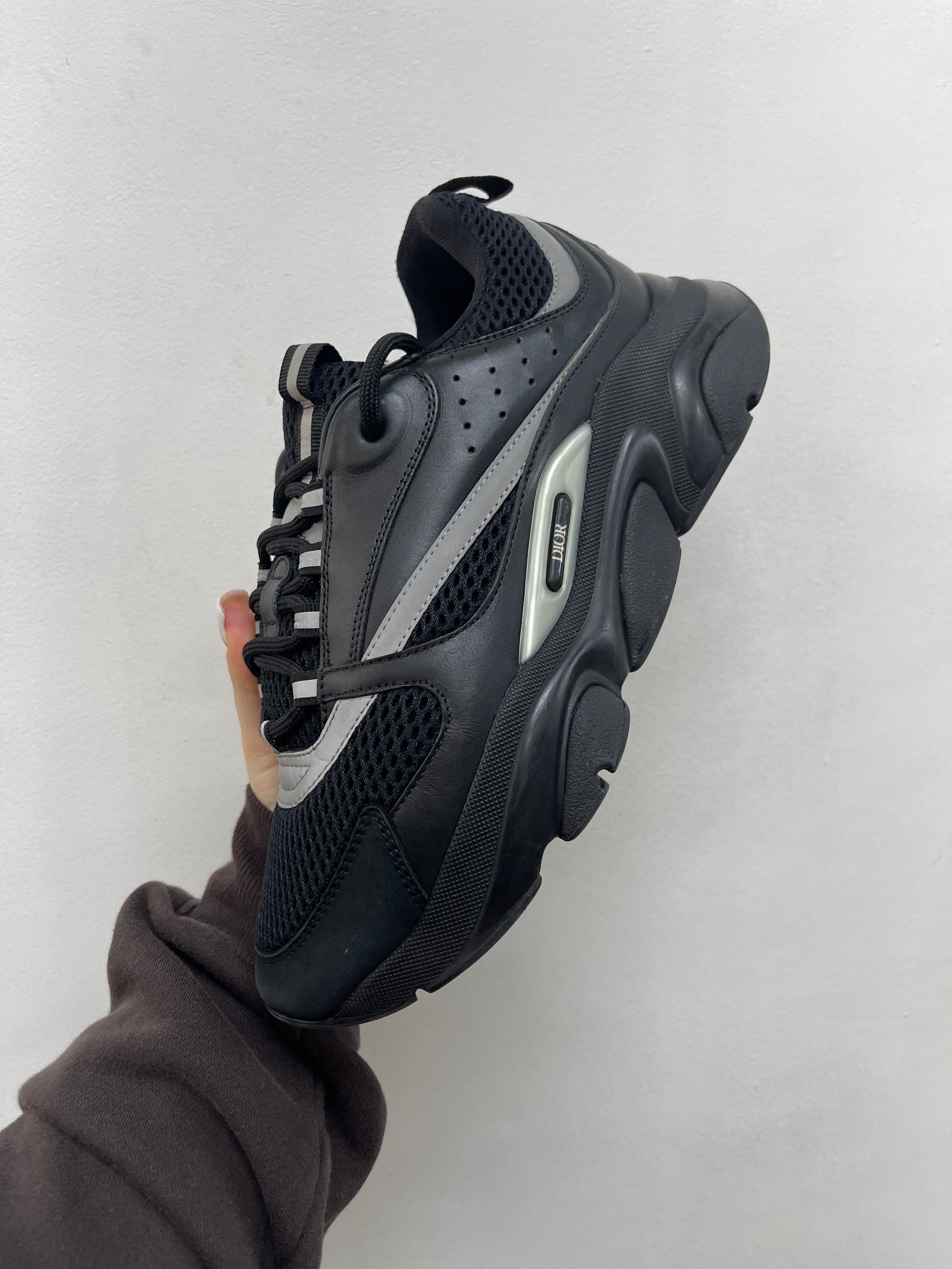 Dior Black Silver B22 Sneakers