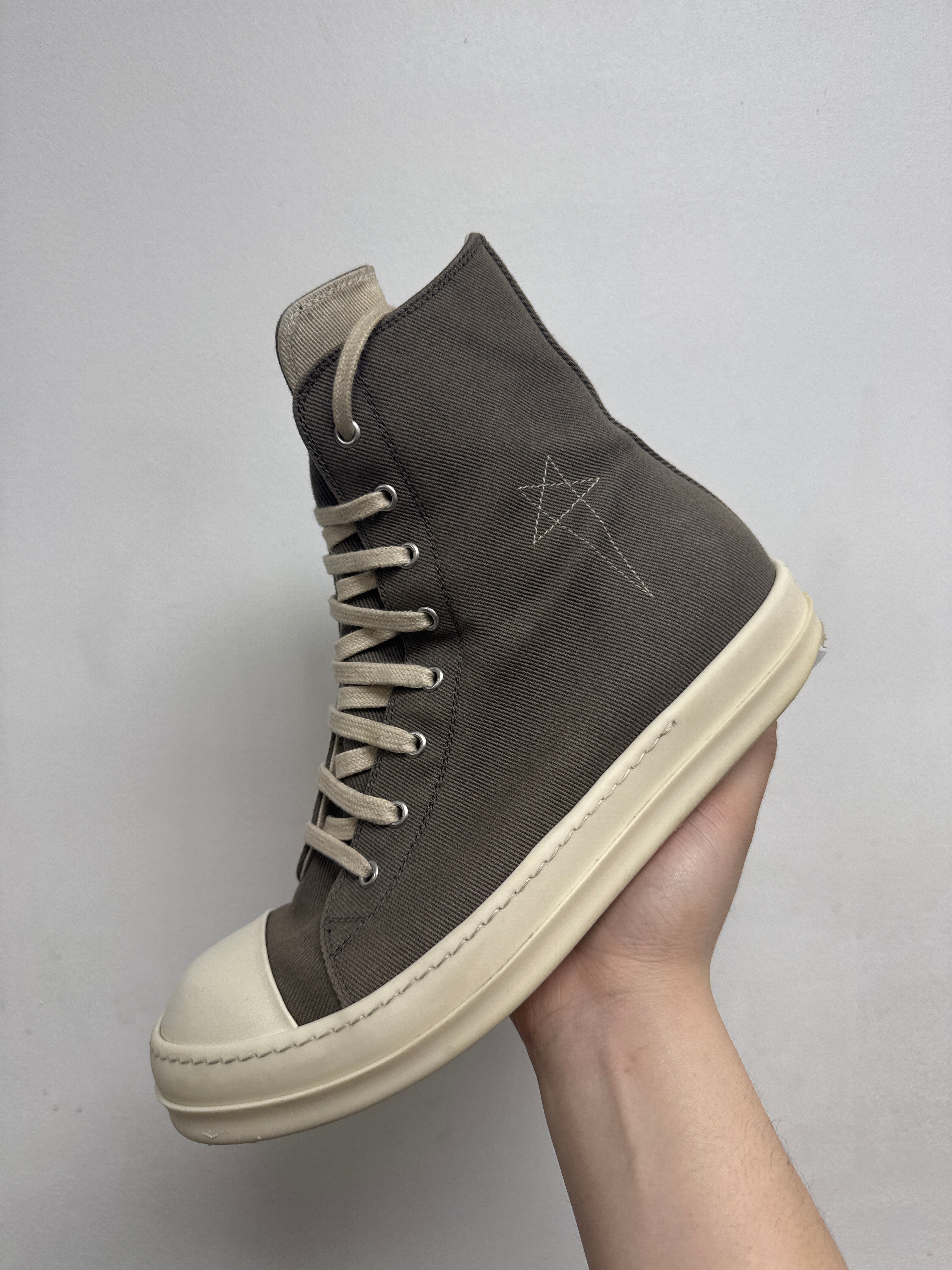Rick Owens Pentagram Dust Ramone High Sneakers