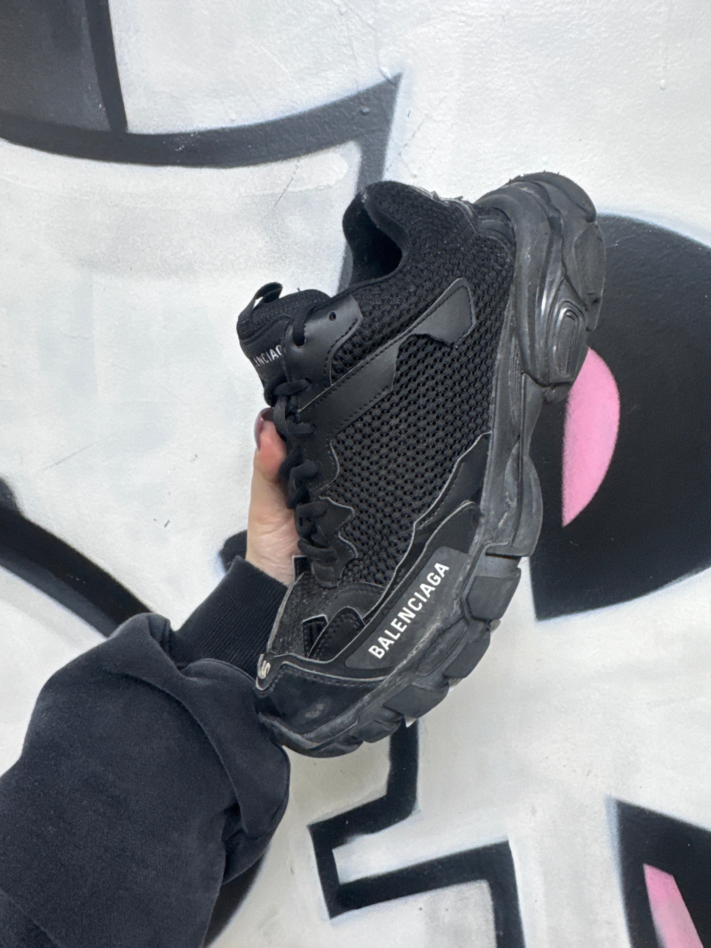 Balenciaga Black Track.3 Sneakers