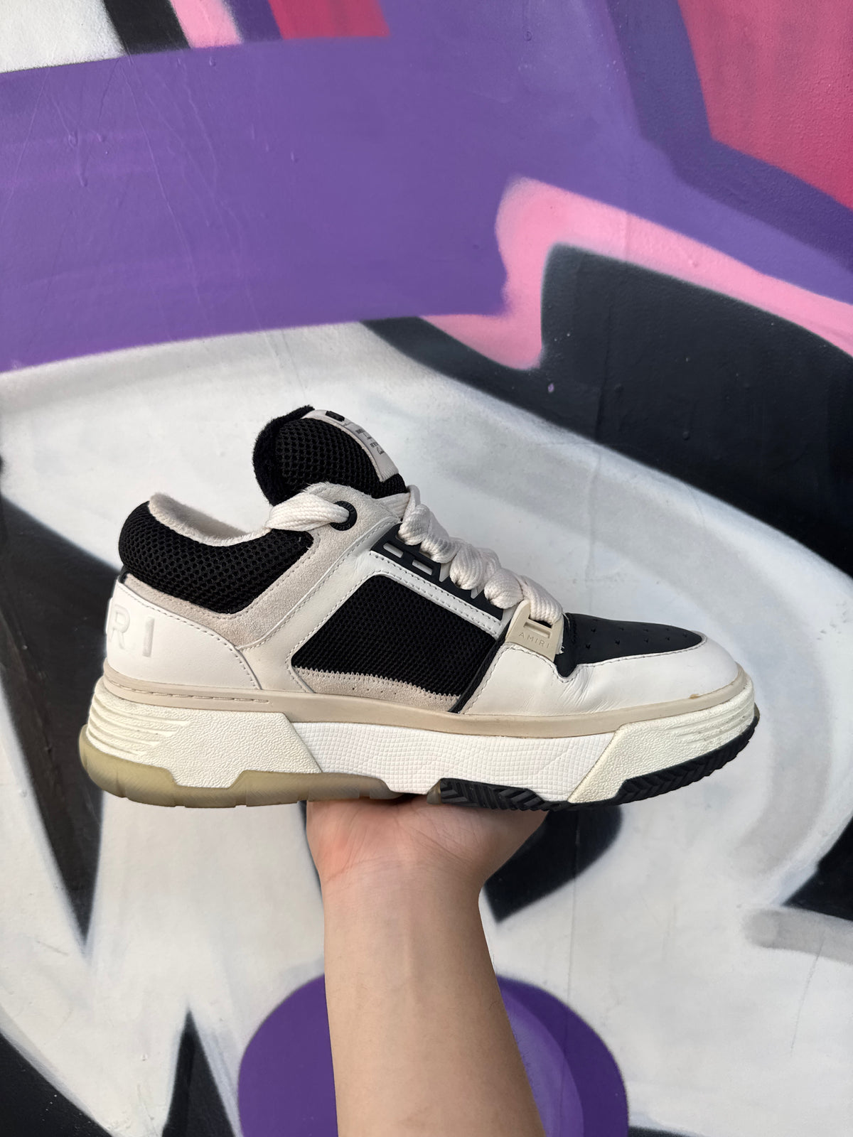 Amiri White Black MA-1 Sneakers