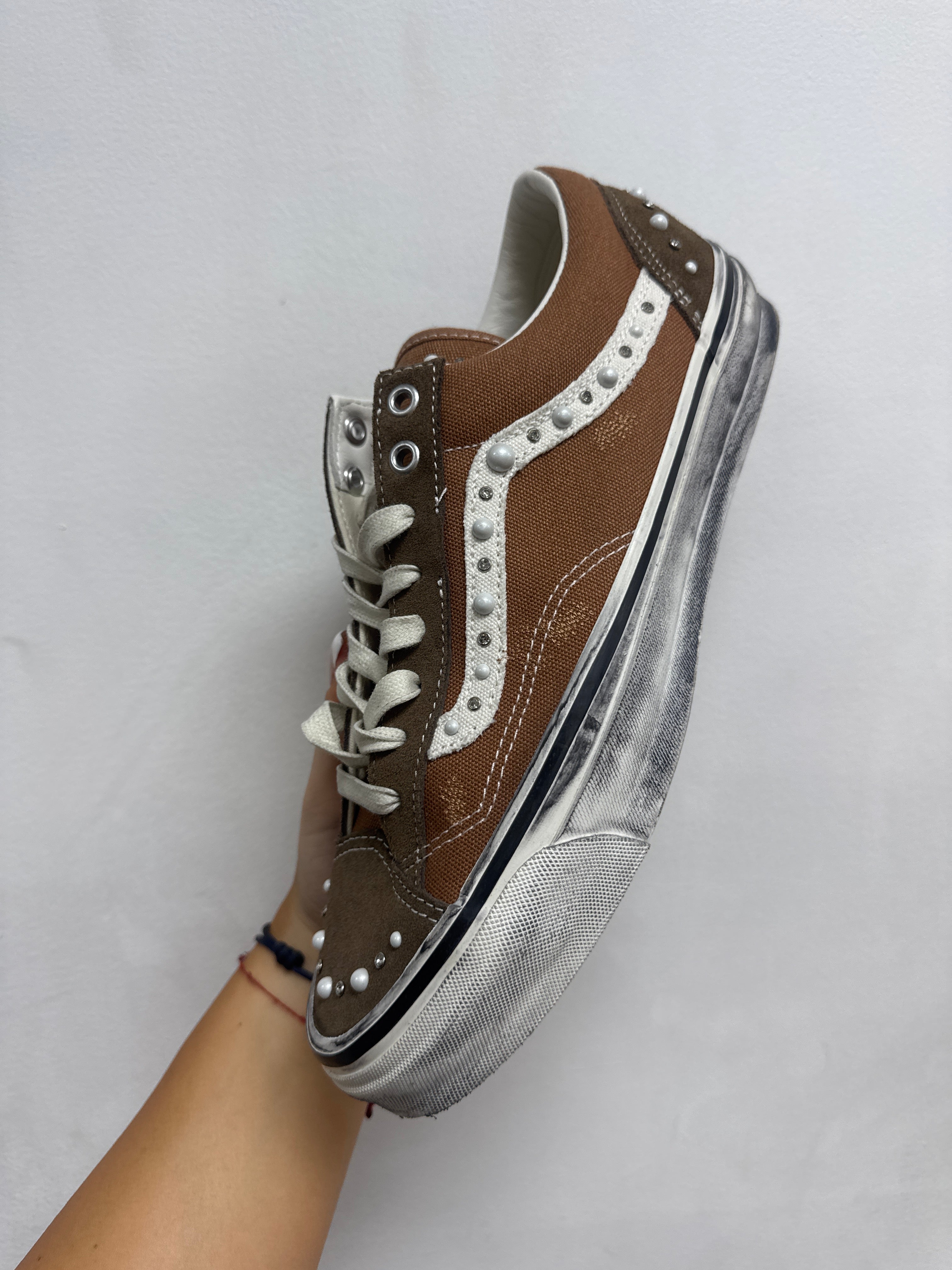 Vans Brown Pearlized Sneakers