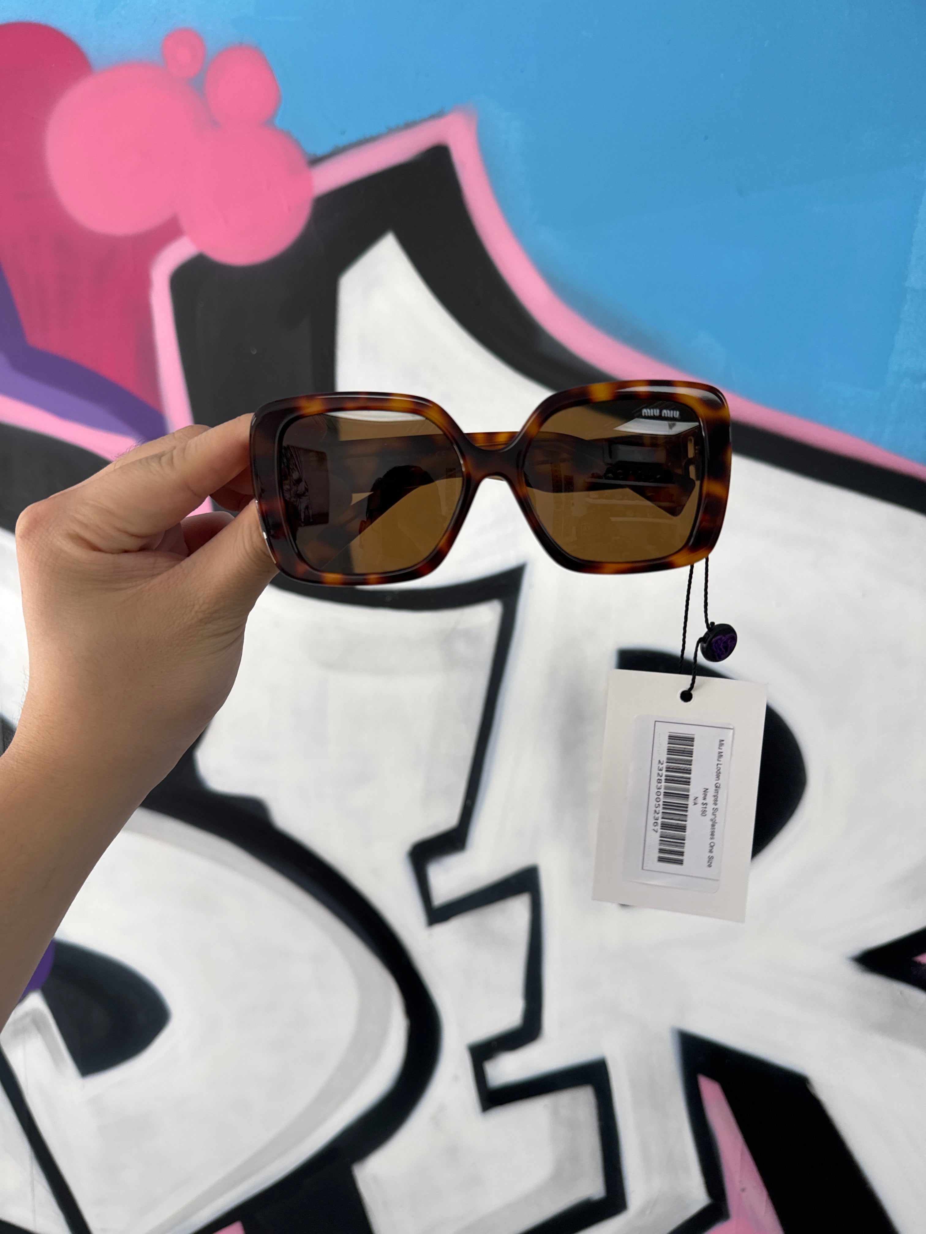 Miu Miu Loden Glimpse Sunglasses New