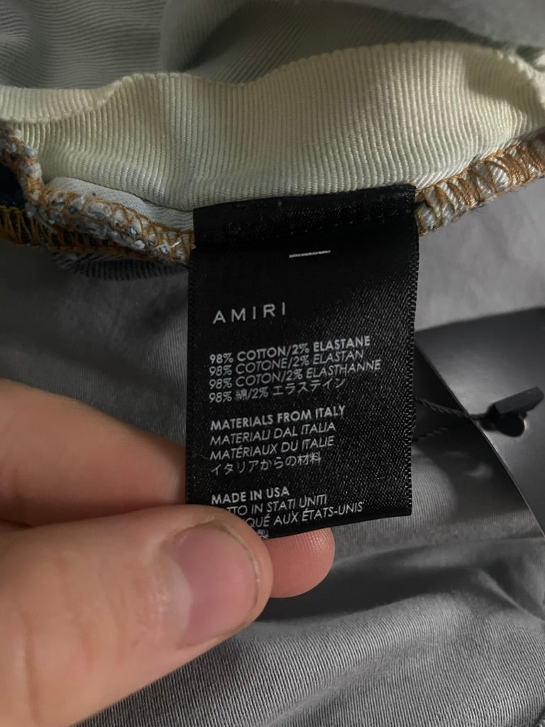 Amiri Plain Thrasher Light Wash Used 36