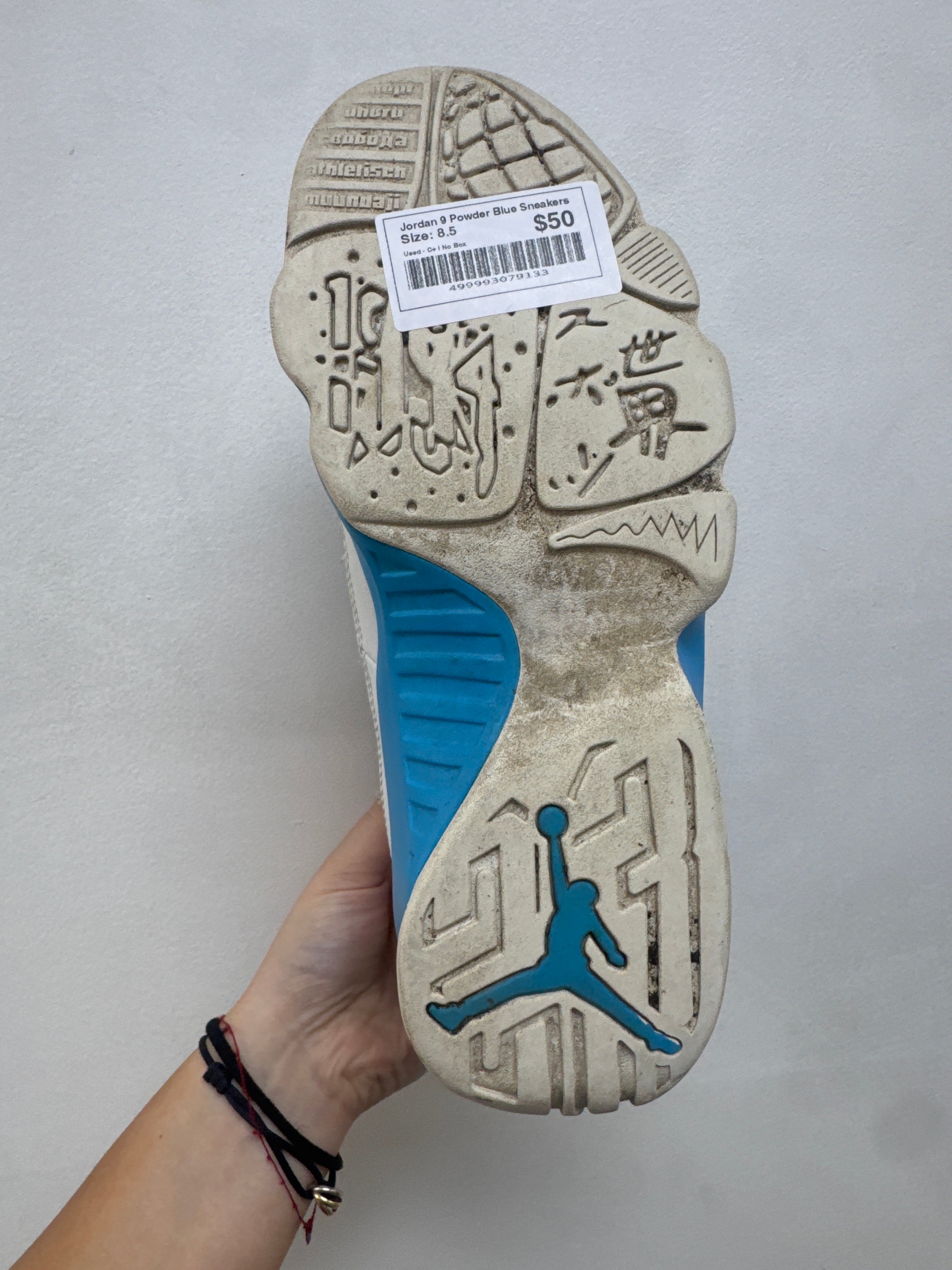 Jordan 9 Powder Blue Sneakers