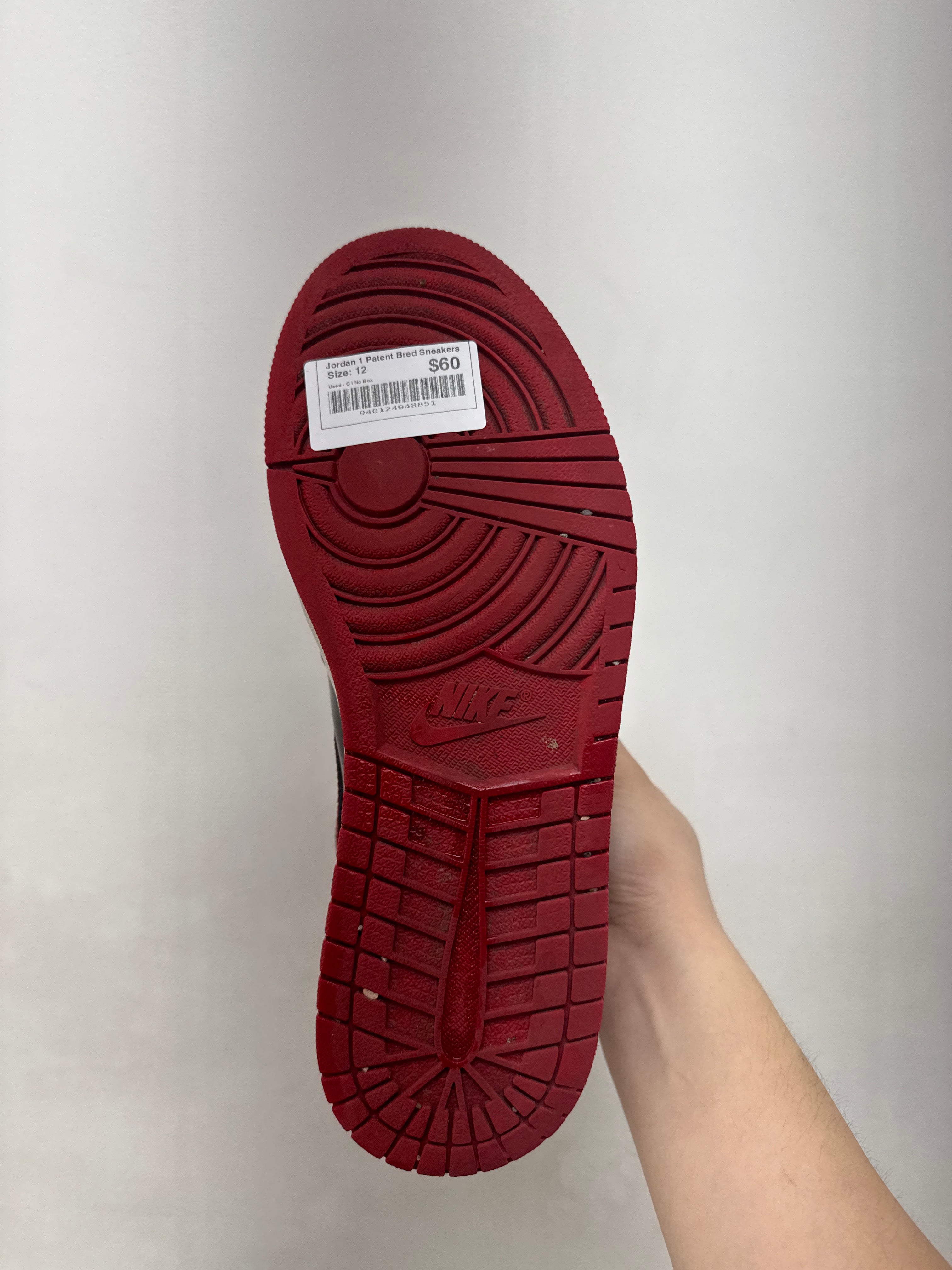 Jordan 1 Patent Bred Sneakers